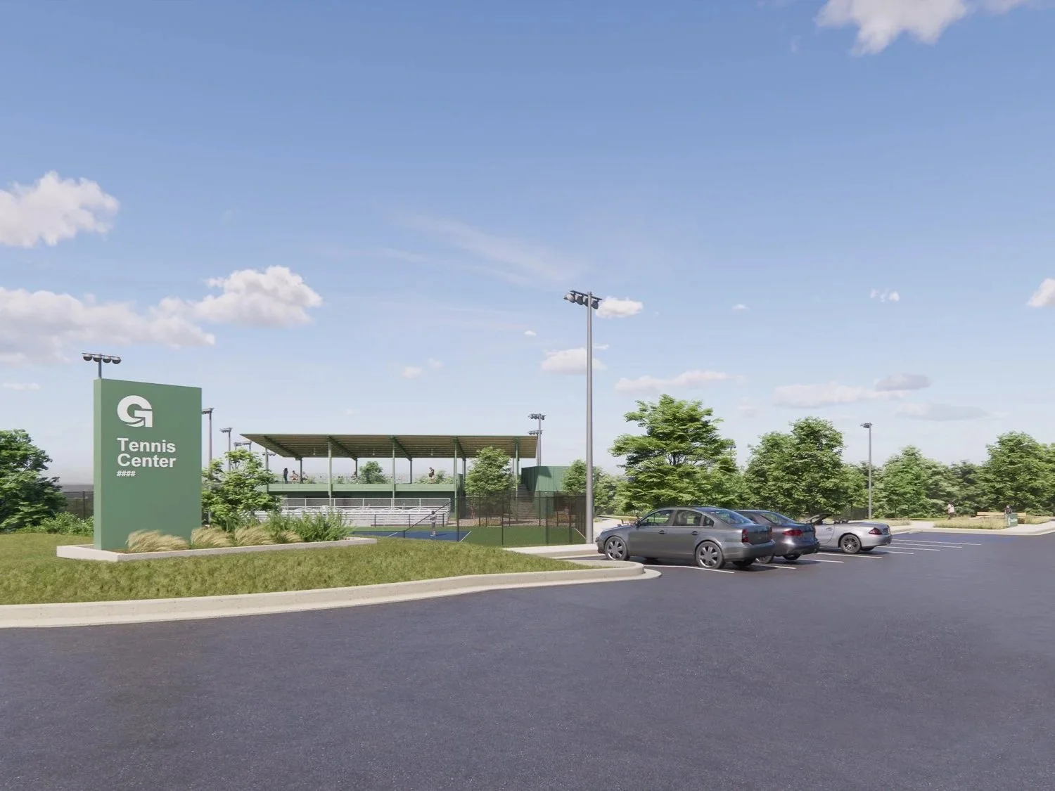 Chambless King Architects - Gadsden Tennis Center - Gadsden, Alabama
