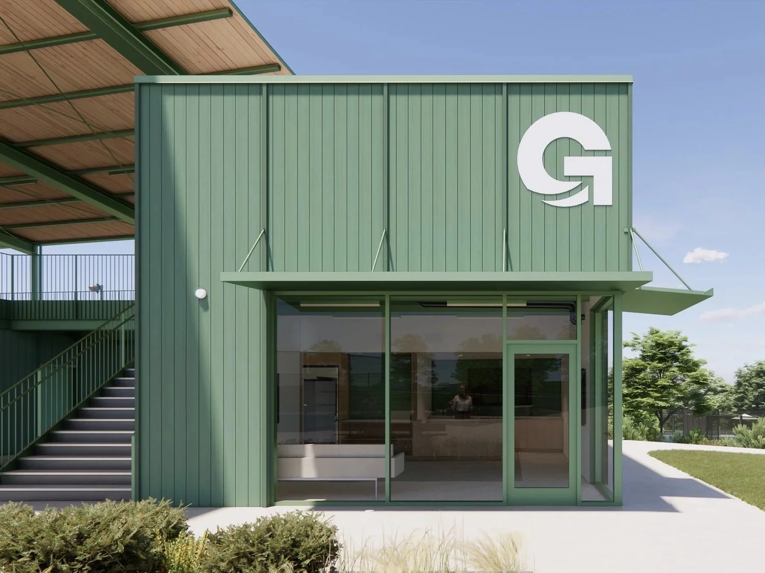 Chambless King Architects - Gadsden Tennis Center - Gadsden, Alabama