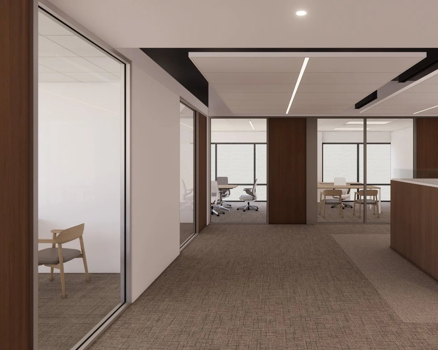 Chambless King Architects - ServisFirst Office Renovation - Montgomery, Alabama