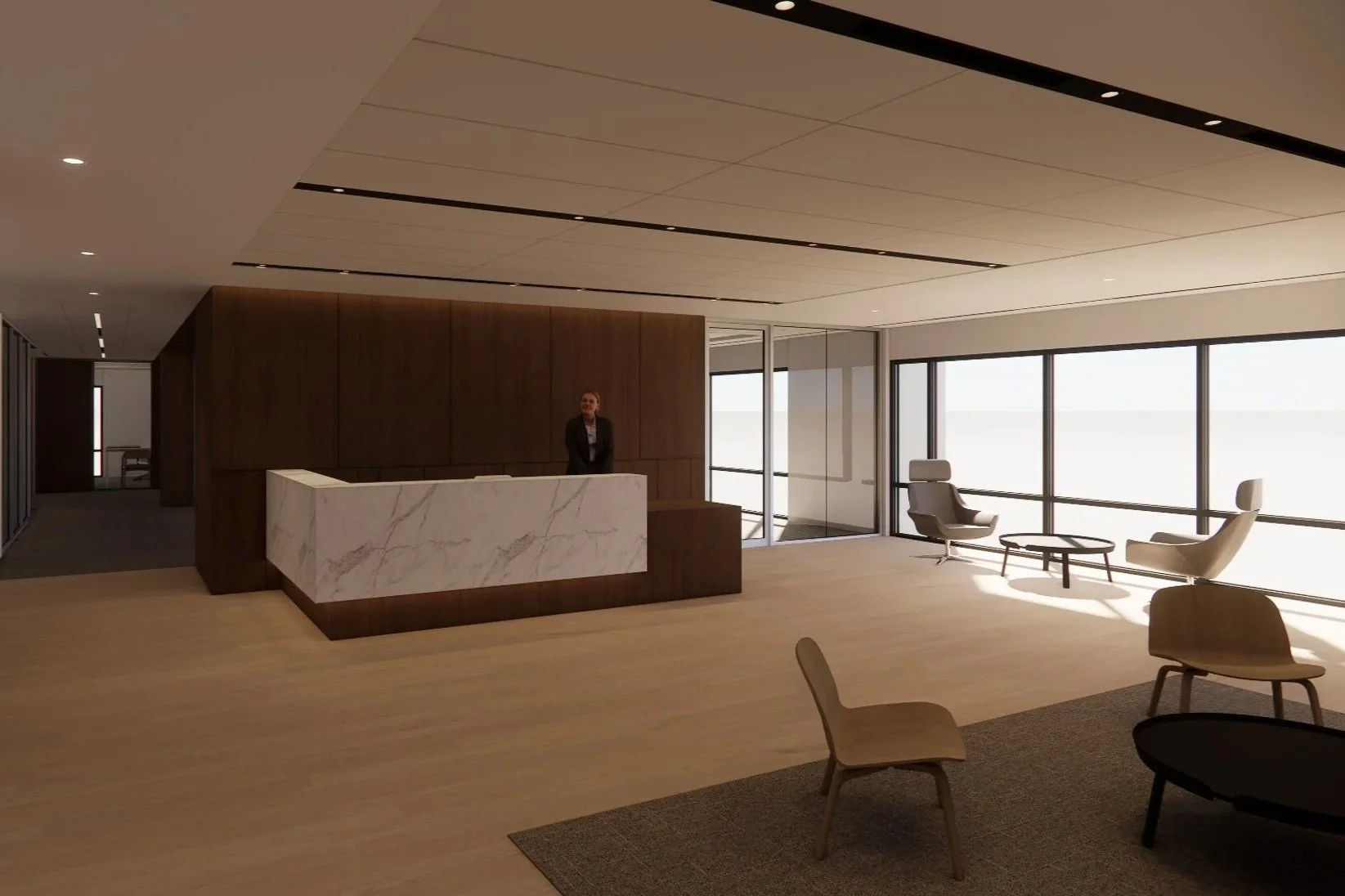 Chambless King Architects - ServisFirst Office Renovation - Montgomery, Alabama
