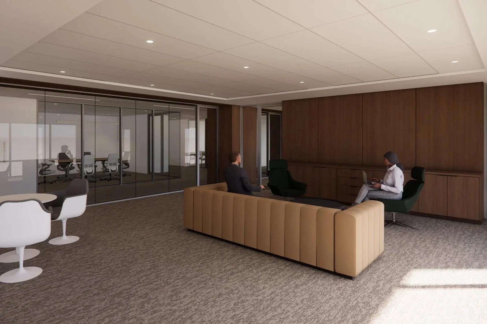 Chambless King Architects - ServisFirst Office Renovation - Montgomery, Alabama