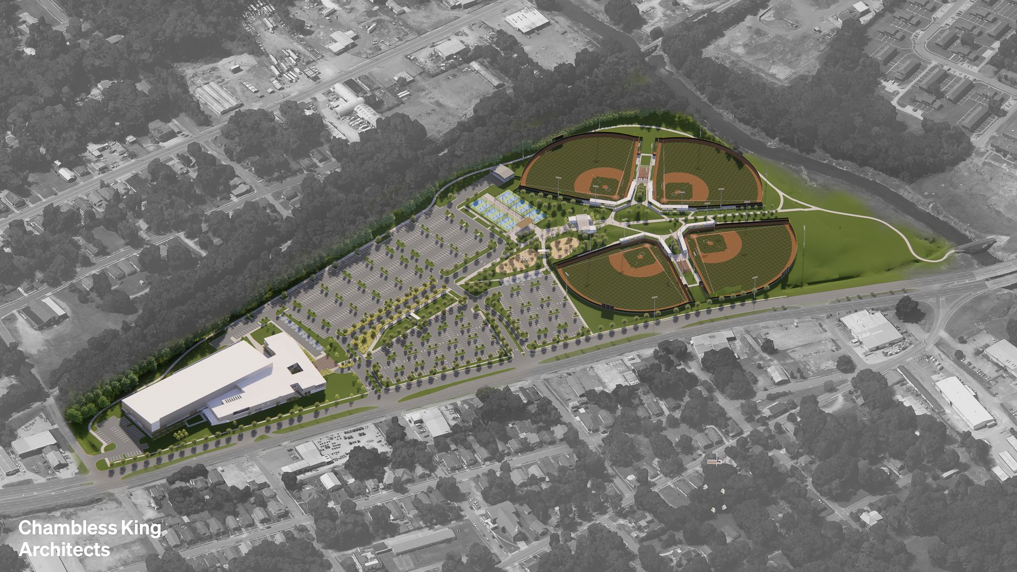 Chambless King Architects - Gadsden Athletic Center - Gadsden, Alabama