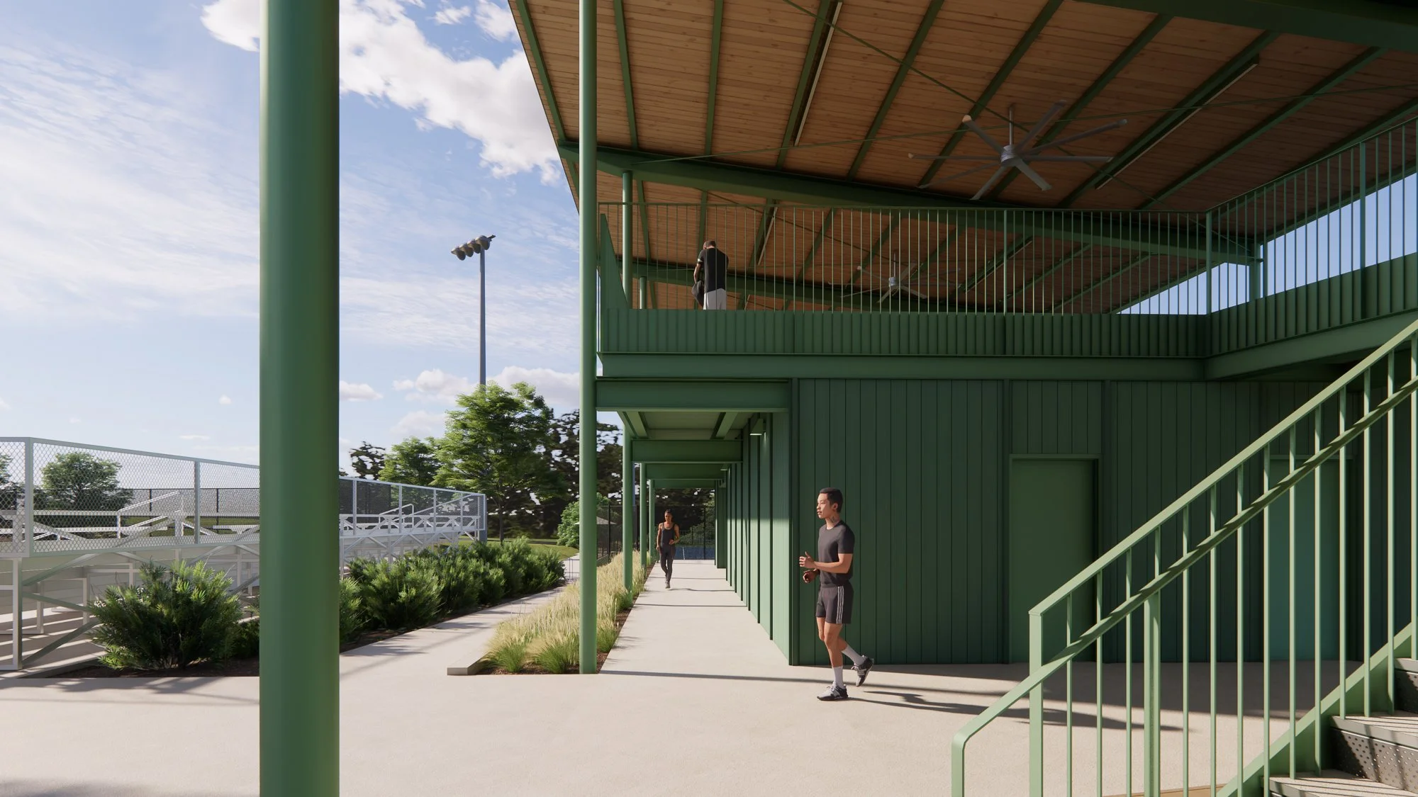 Chambless King Architects - Gadsden Tennis Center - Gadsden, Alabama