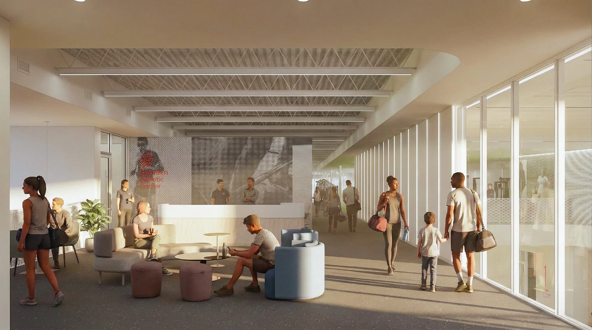 Chambless King Architects - Gadsden Athletic Center - Gadsden, Alabama