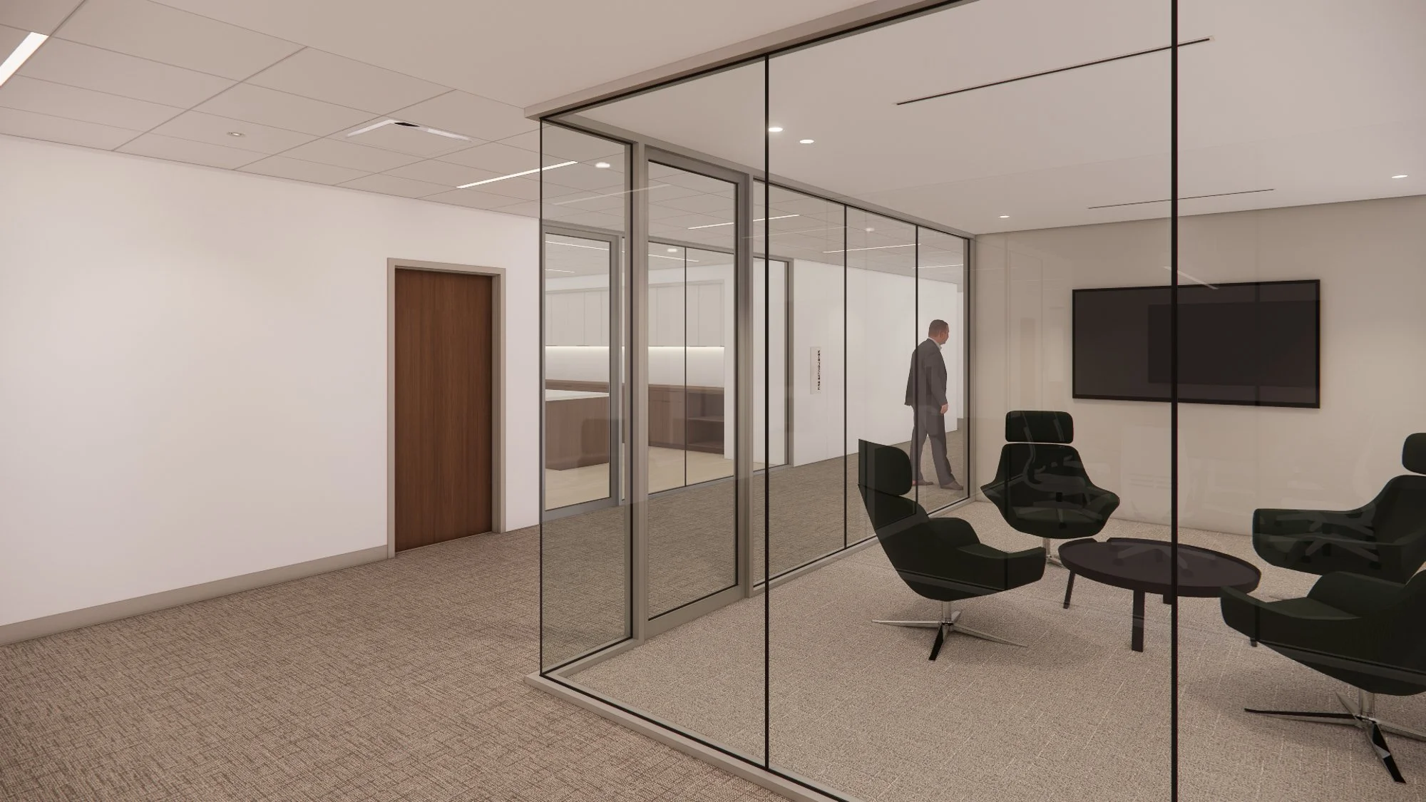 Chambless King Architects - ServisFirst Office Renovation - Montgomery, Alabama
