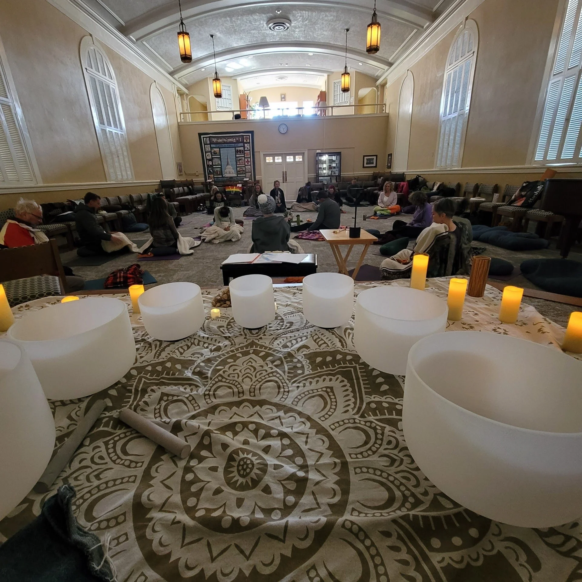 Sound Bath at an Insight Meditation Workshop