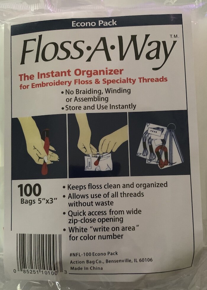 FLOSS A WAY STORAGE BAGS 100 — Exquisite Cross Stitch and Craft