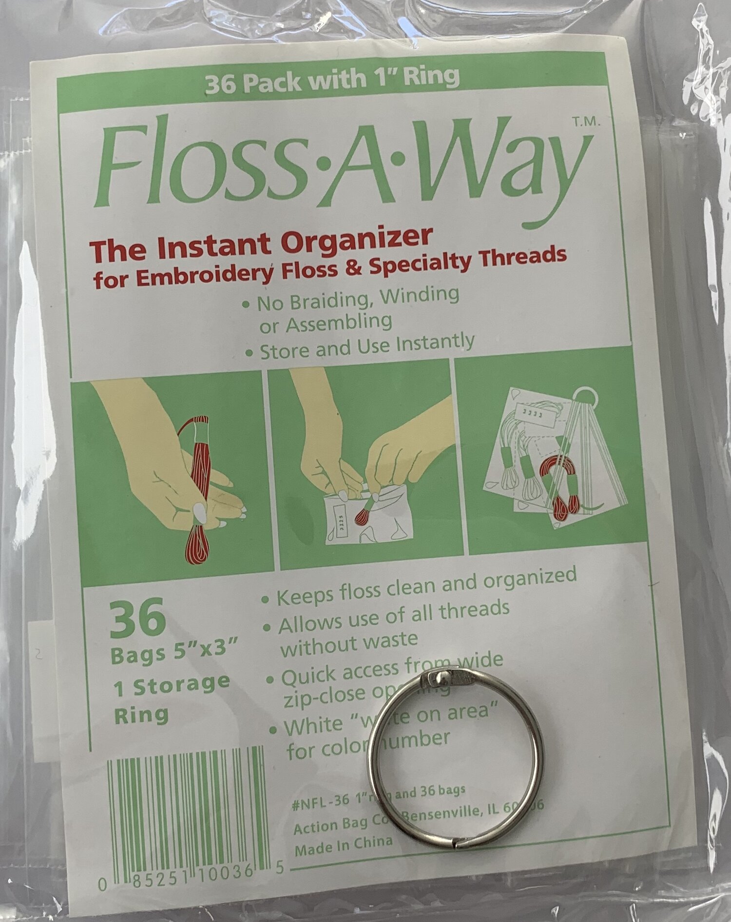 Floss Away Bags w Ring