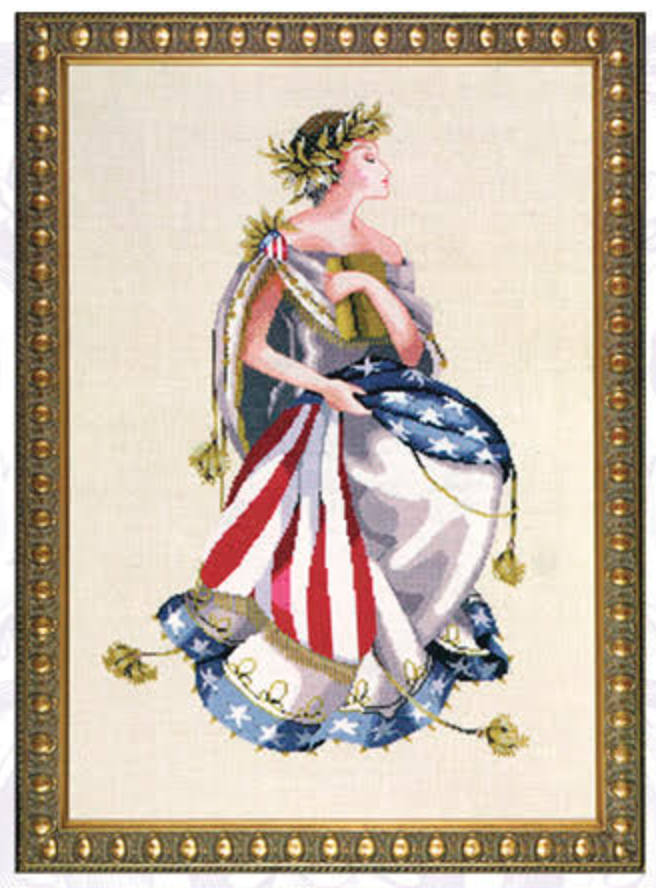 Limited Edition Queen of Freedom Mirabilia Pattern by Nora Corbett MDL6426