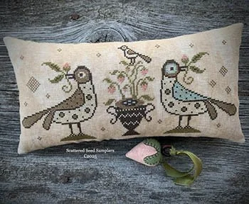 Nesting Together Pinkeep Pattern by Scattered Seed Samplers