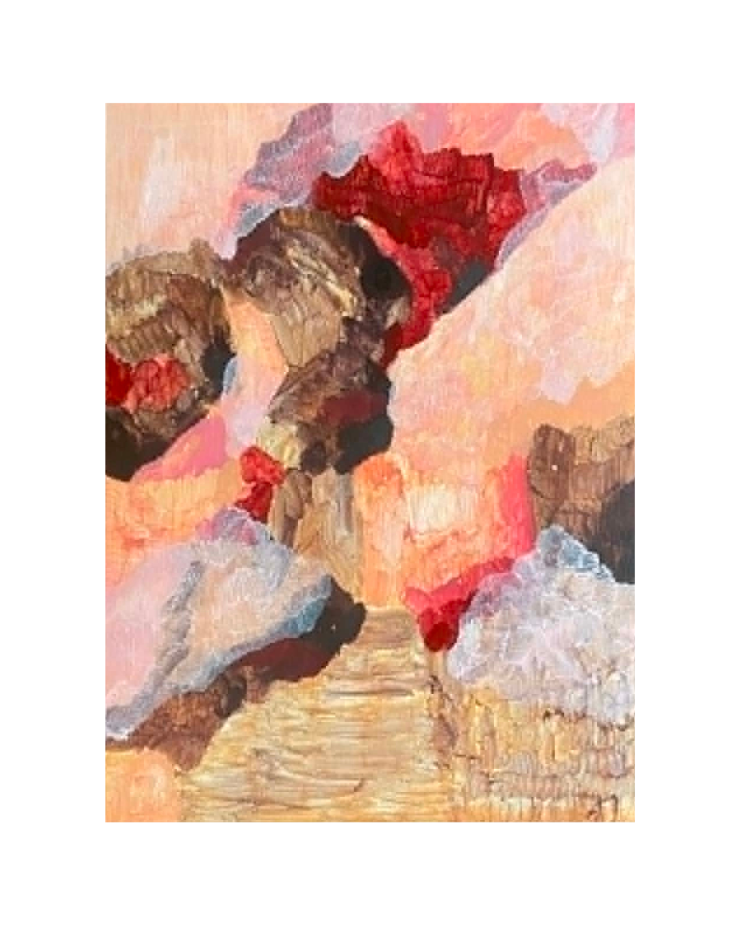 Viscous Air 2026,Acrylic paint on plywood,120x90 