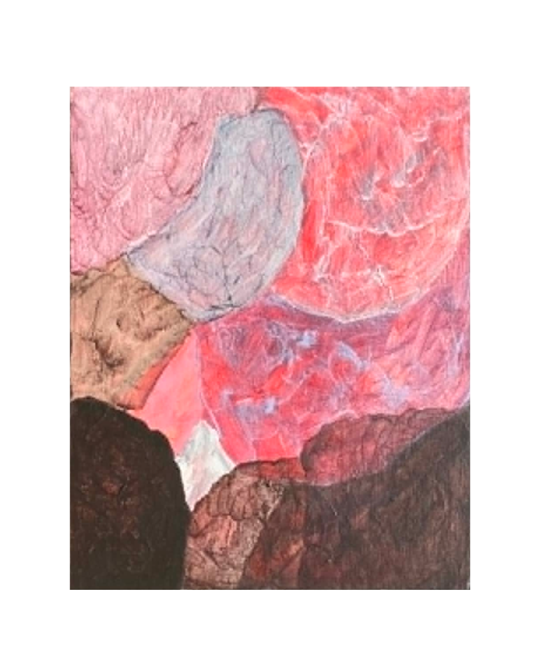 Ahh, 2026, Acrylic paint on canvas,50.8x40.6