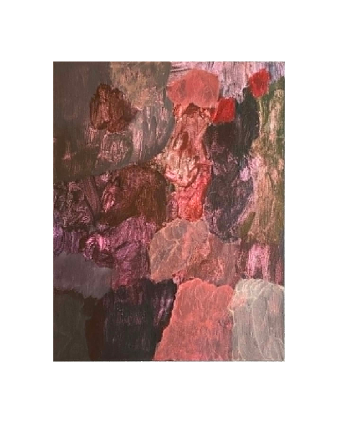 Under,2026, Acrylic paint on canvas,45.7x35.6