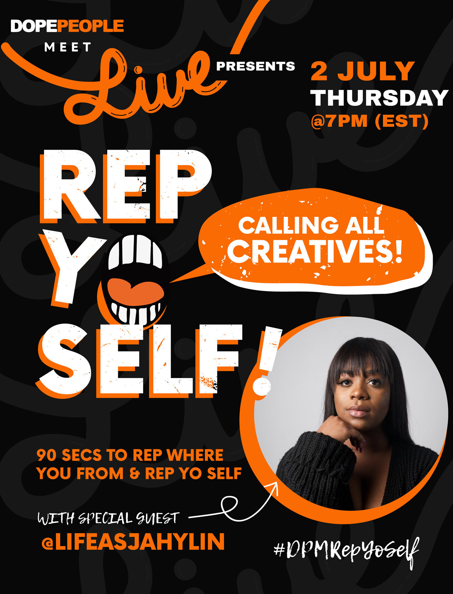 Dope People Meet® LIVE: REP YO SELF ft. Jahylin
