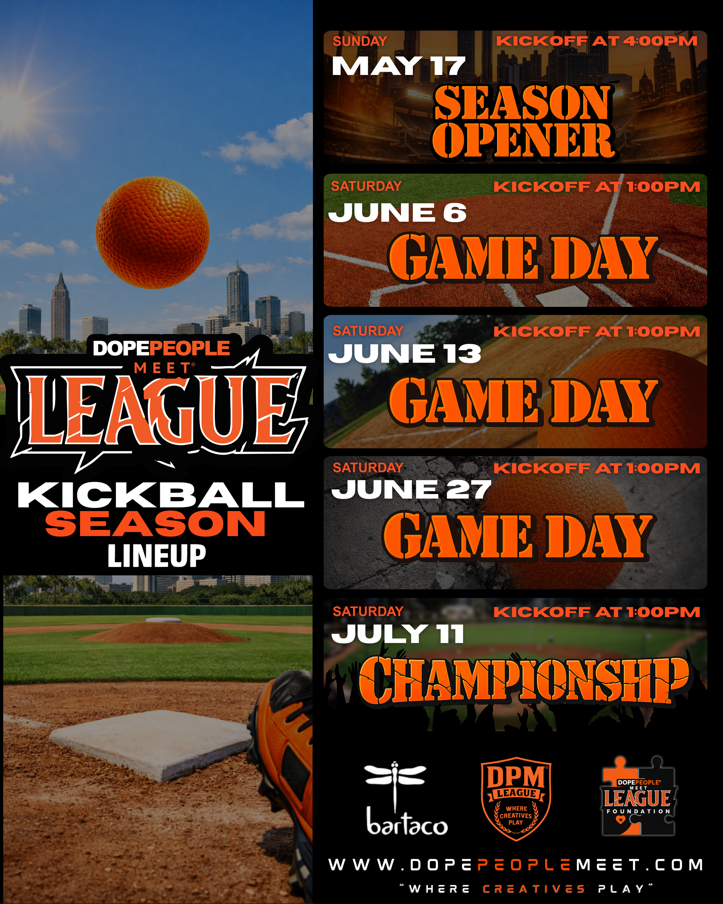 DPM® League Kickball Season Game Day 4