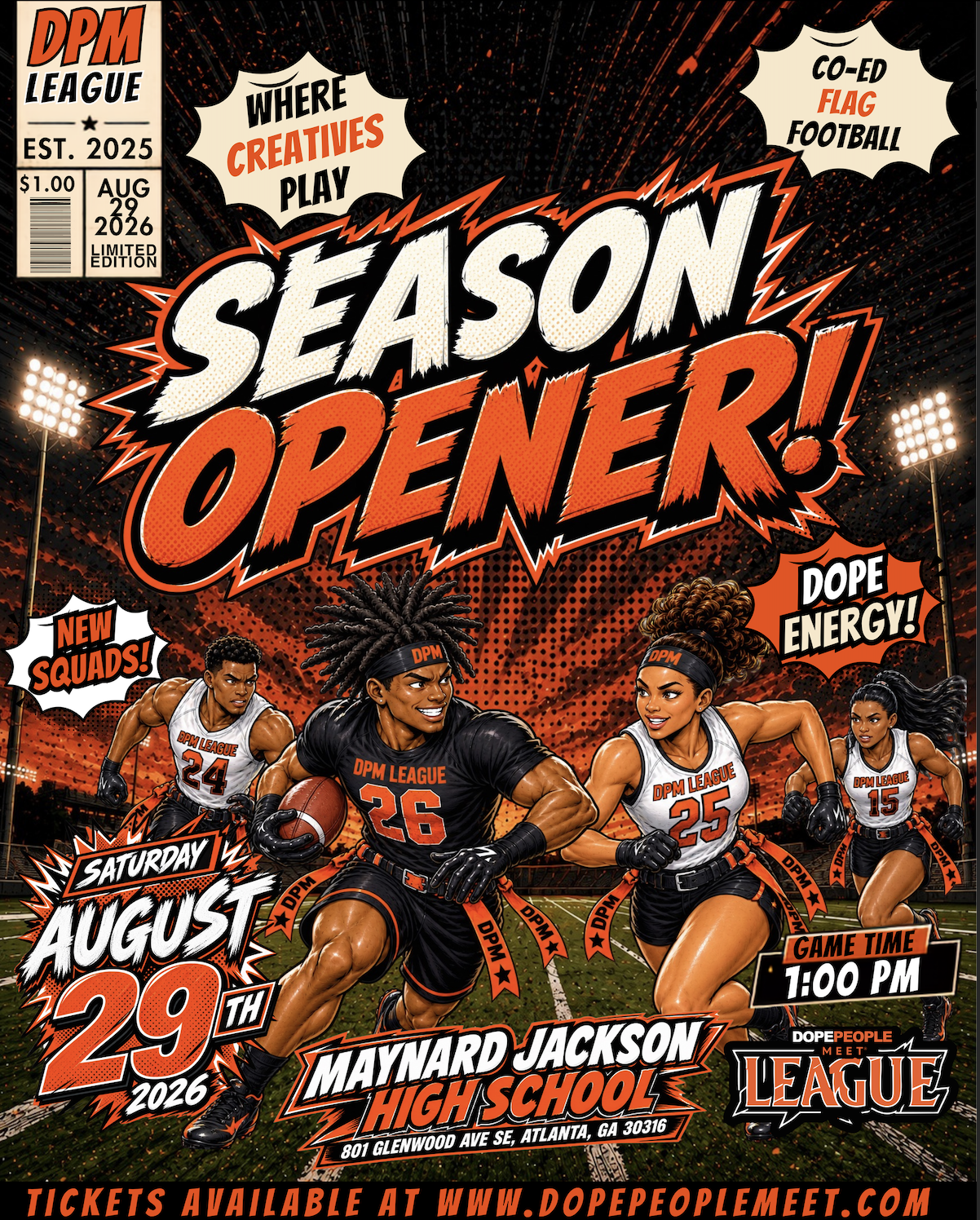 DPM® League Flag Football Season Opener 