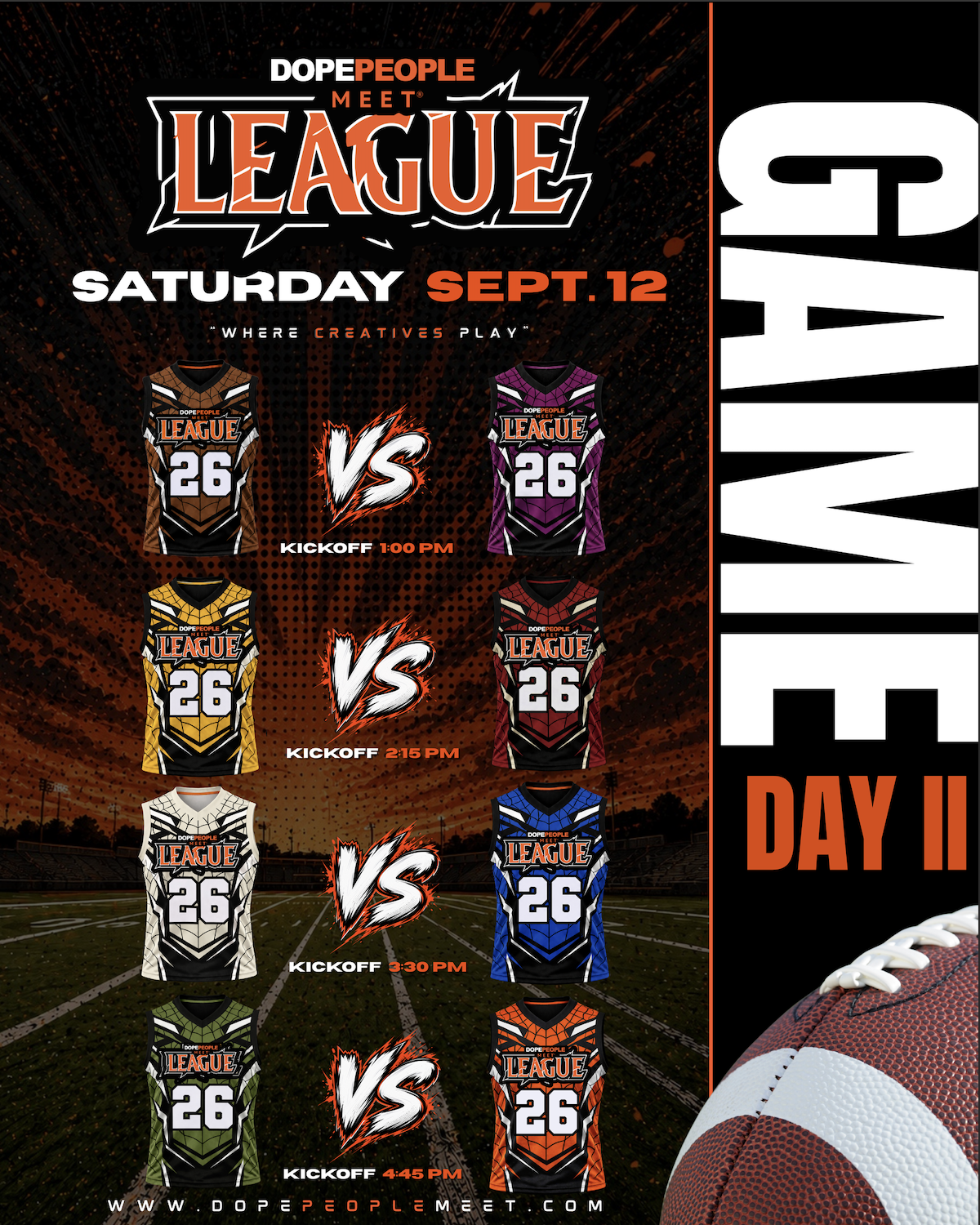 DPM® LEAGUE FLAG FOOTBALL SZN GAME II