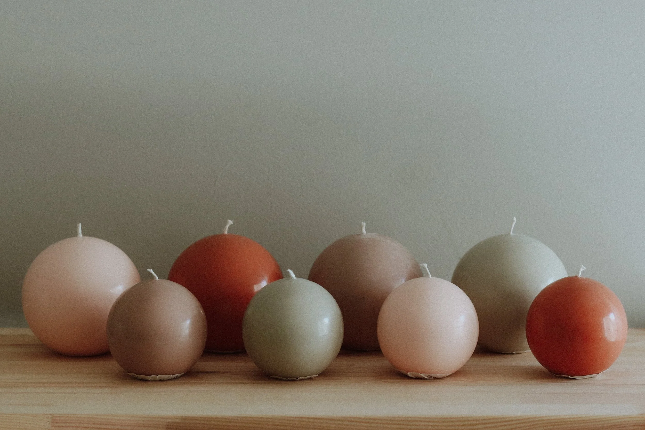 Unscented Eco Ball Candles