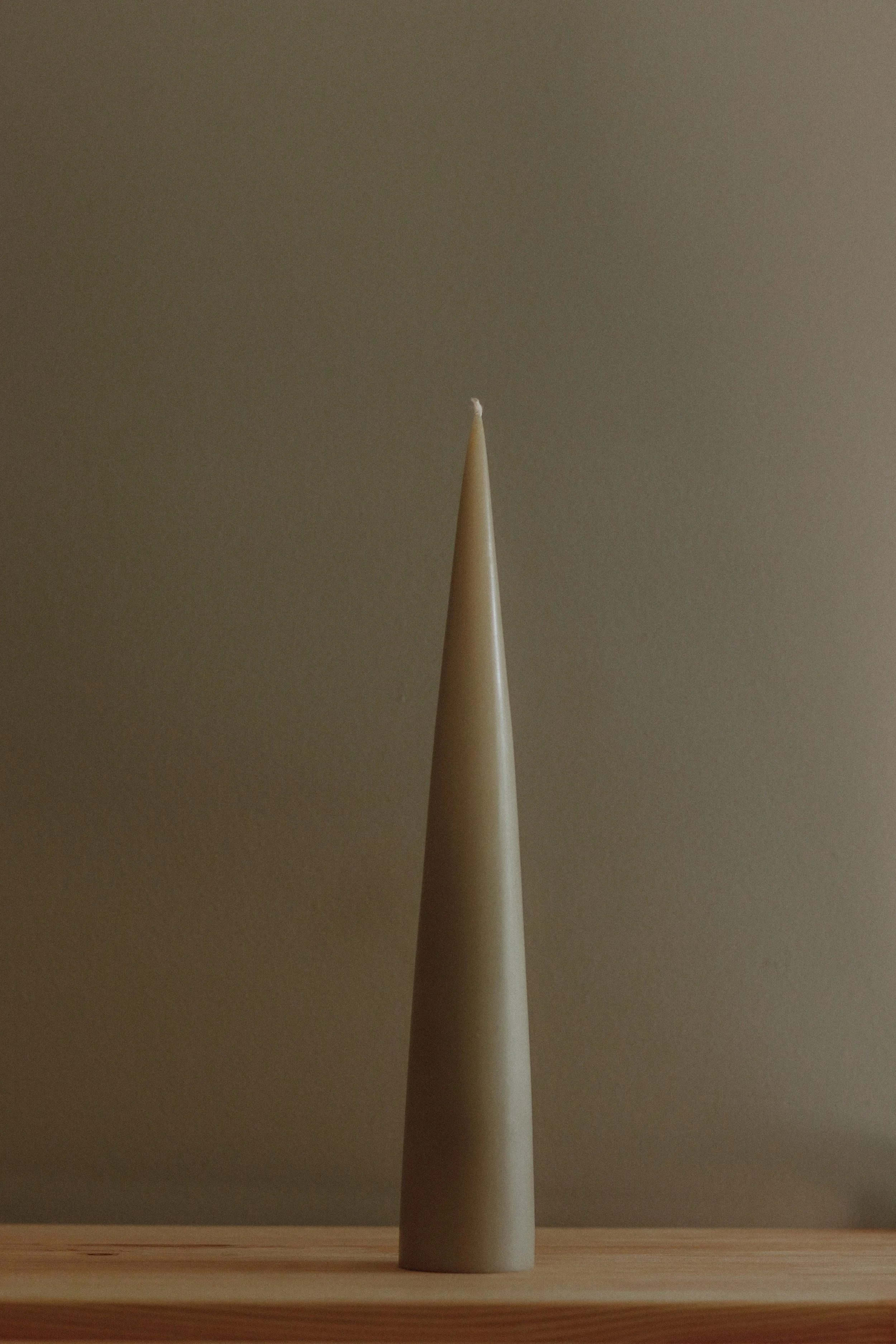 Unscented Eco Cone Candle Eucalyptus - 30cm