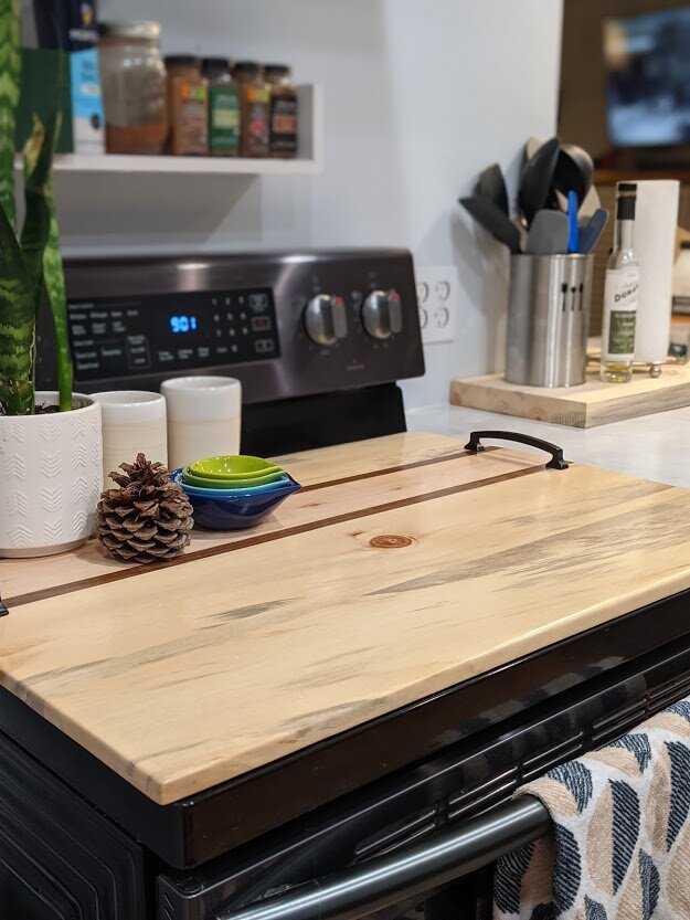 DIY STOVE TOP COVER, HOW TO MAKE A NOODLE BOARD! 