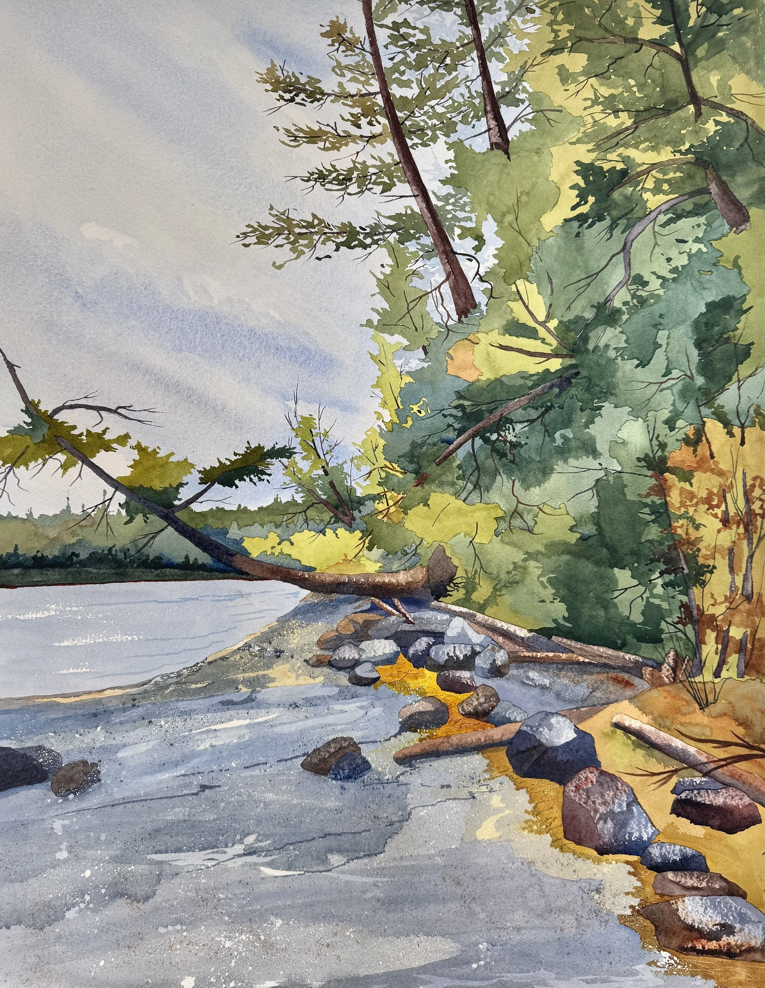 China Beach Victoria, B. C. 27x34 $ 2000