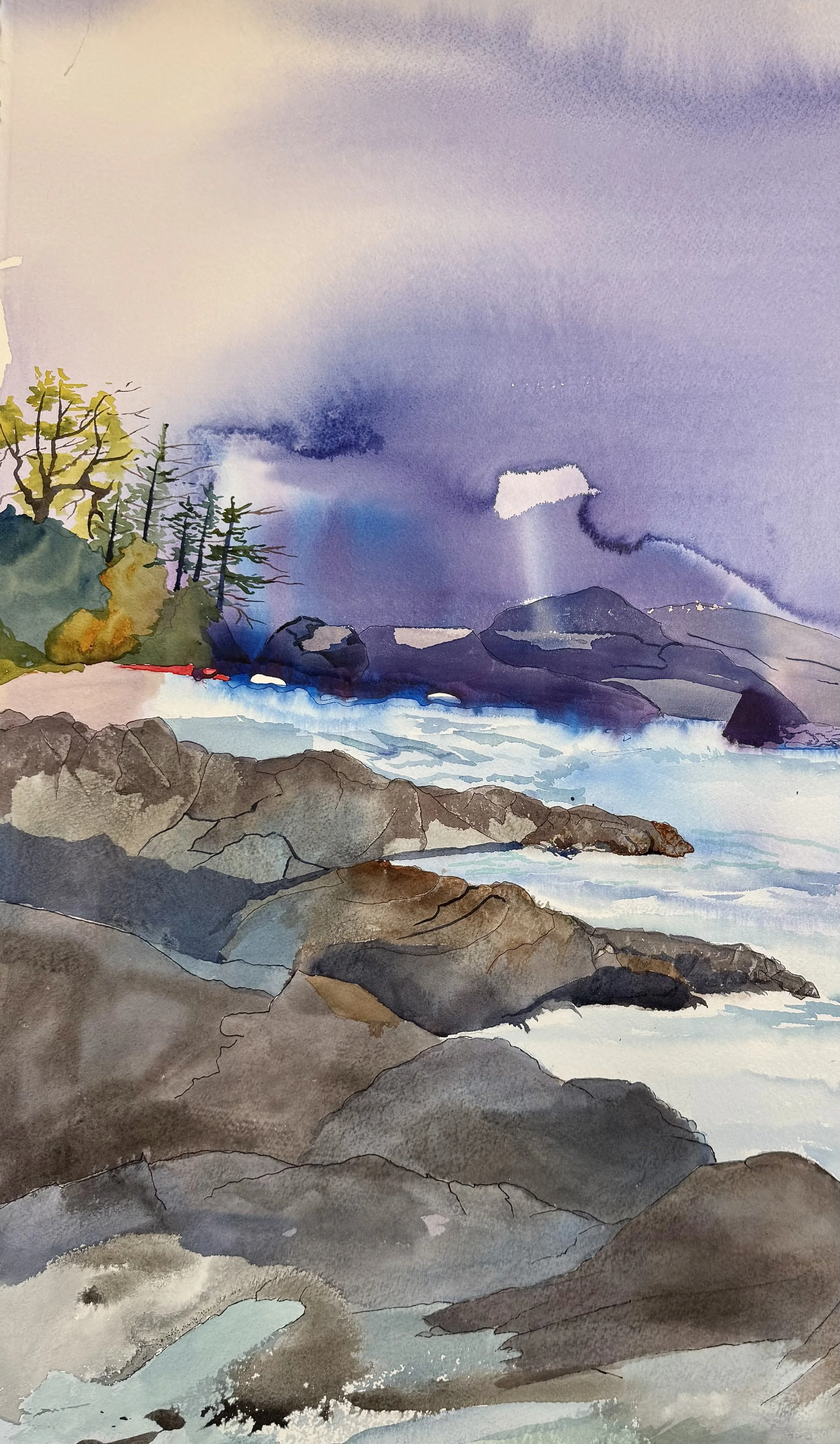 Light at the Beach  21x34  $1975.00