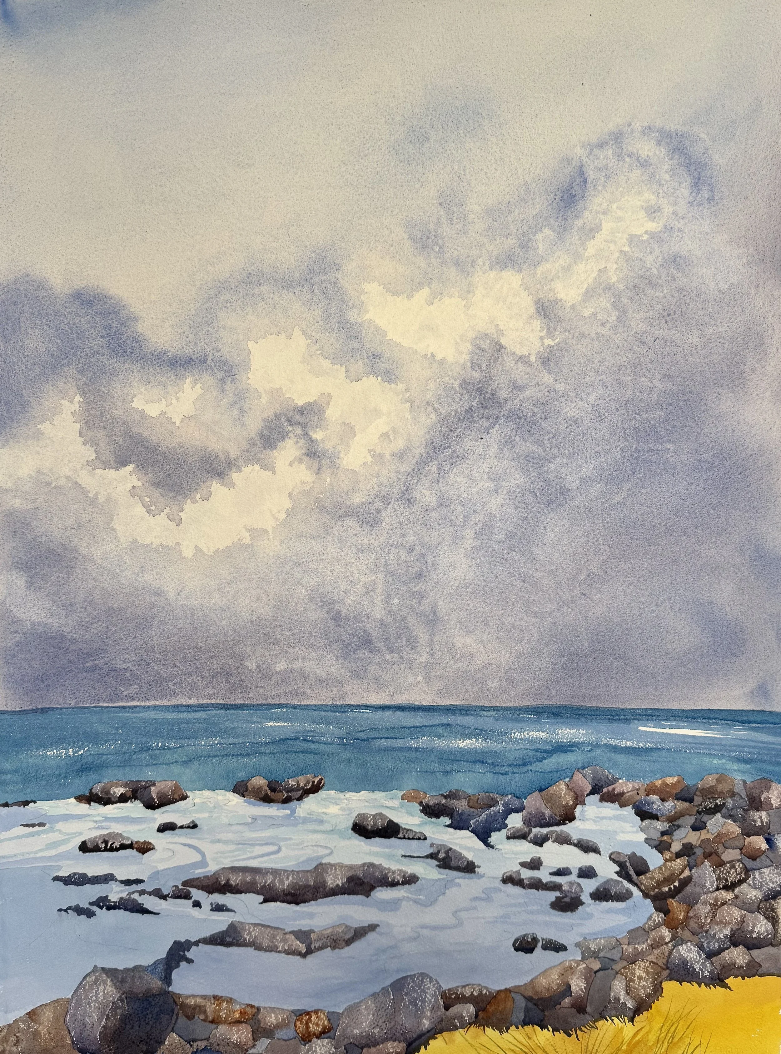 I remember Poi Pu ,Kauai.  32x27  $ 1975.00