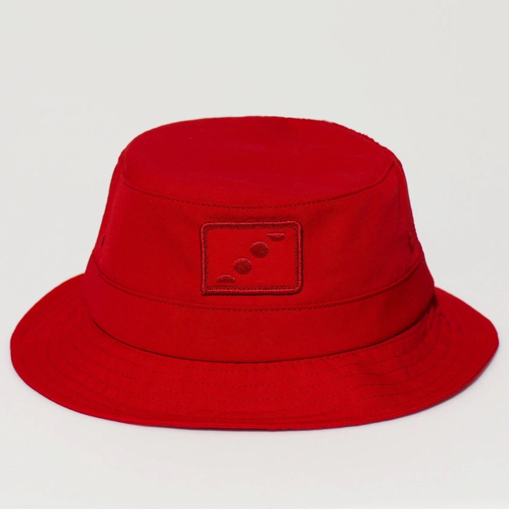Nylon Red Bucket Hat