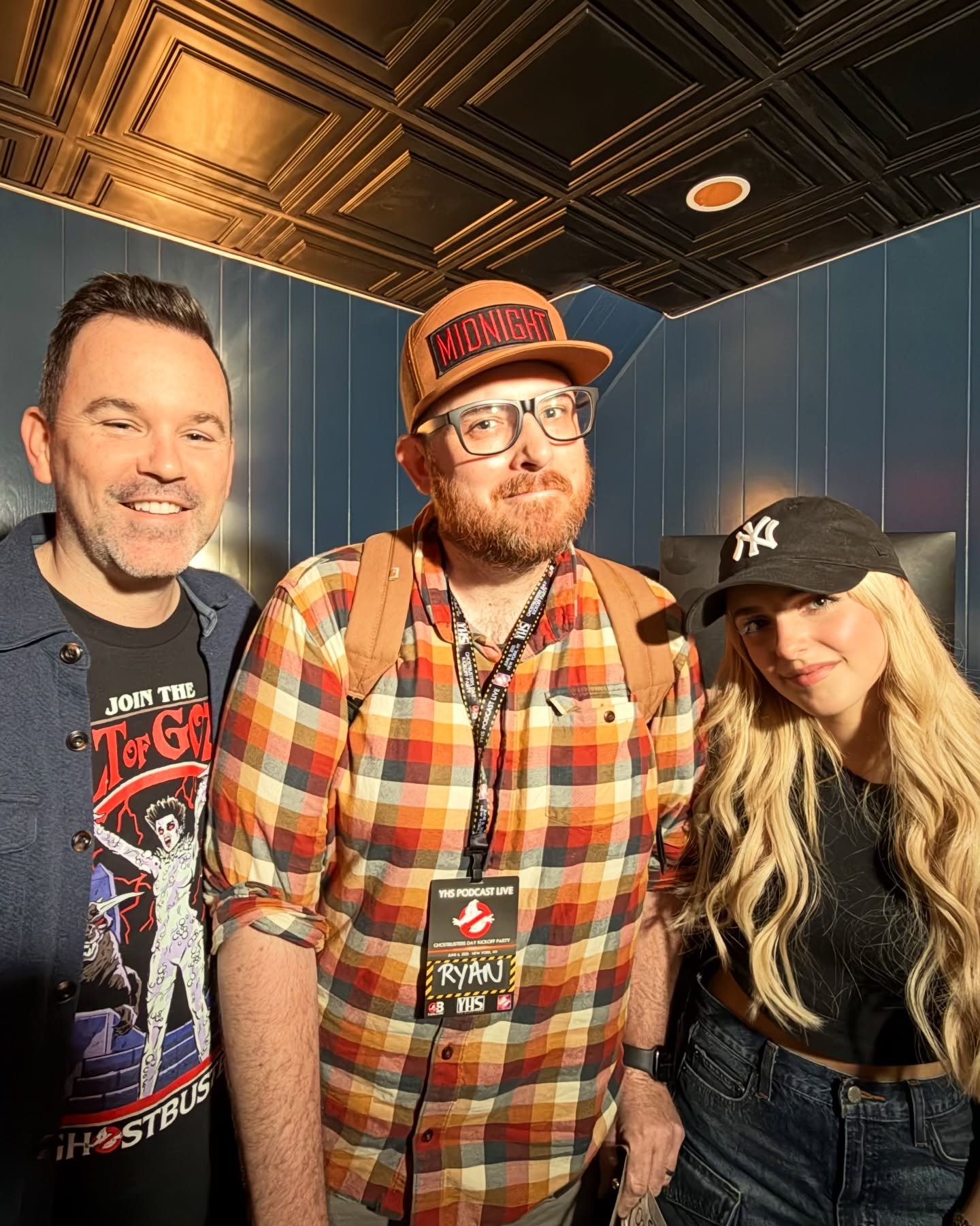 WELL, BETTER LATE THAN NEVER, PT. II

🚫👻🚫👻🚫

Before the big shindig down at Hook &amp; Ladder 8 for Ghostbusters Day proper, the night before I hit up a lovely gathering of ecto-friends hosted by the cool cats at @yhspodcast, featuring a live sh