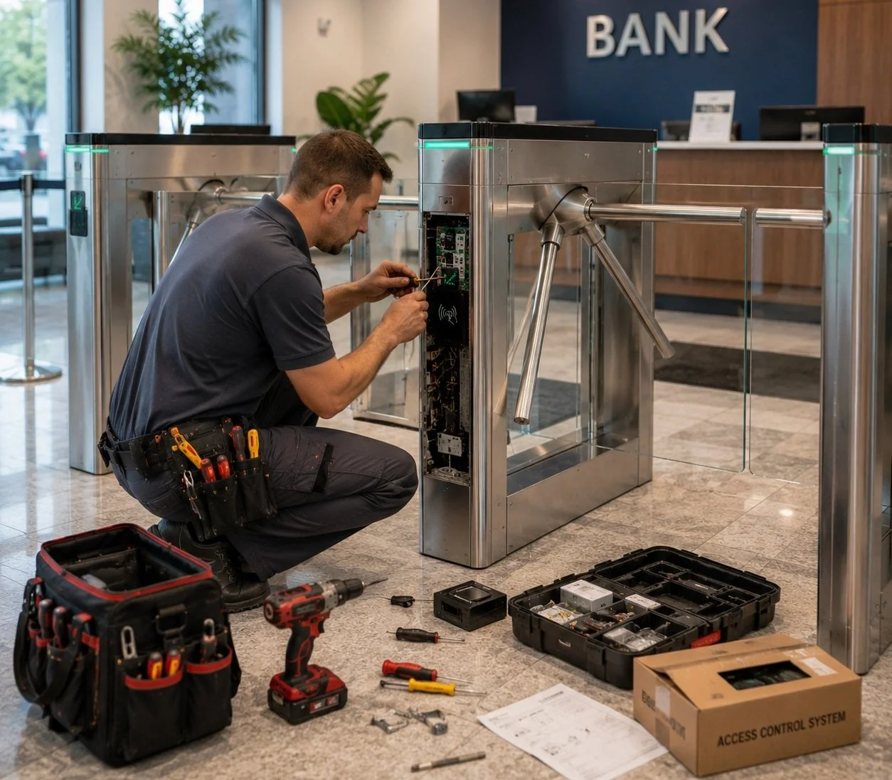 Turnstile Installation Throughout Washington, DC