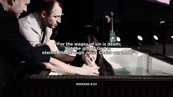 &ldquo;Then Peter said unto them, Repent, and be baptized every one of you in the Name of Jesus Christ for the remission of sins.&rdquo; &mdash; Acts 2:38

If you&rsquo;ve been thinking about baptism, have questions, or aren&rsquo;t sure what your ne