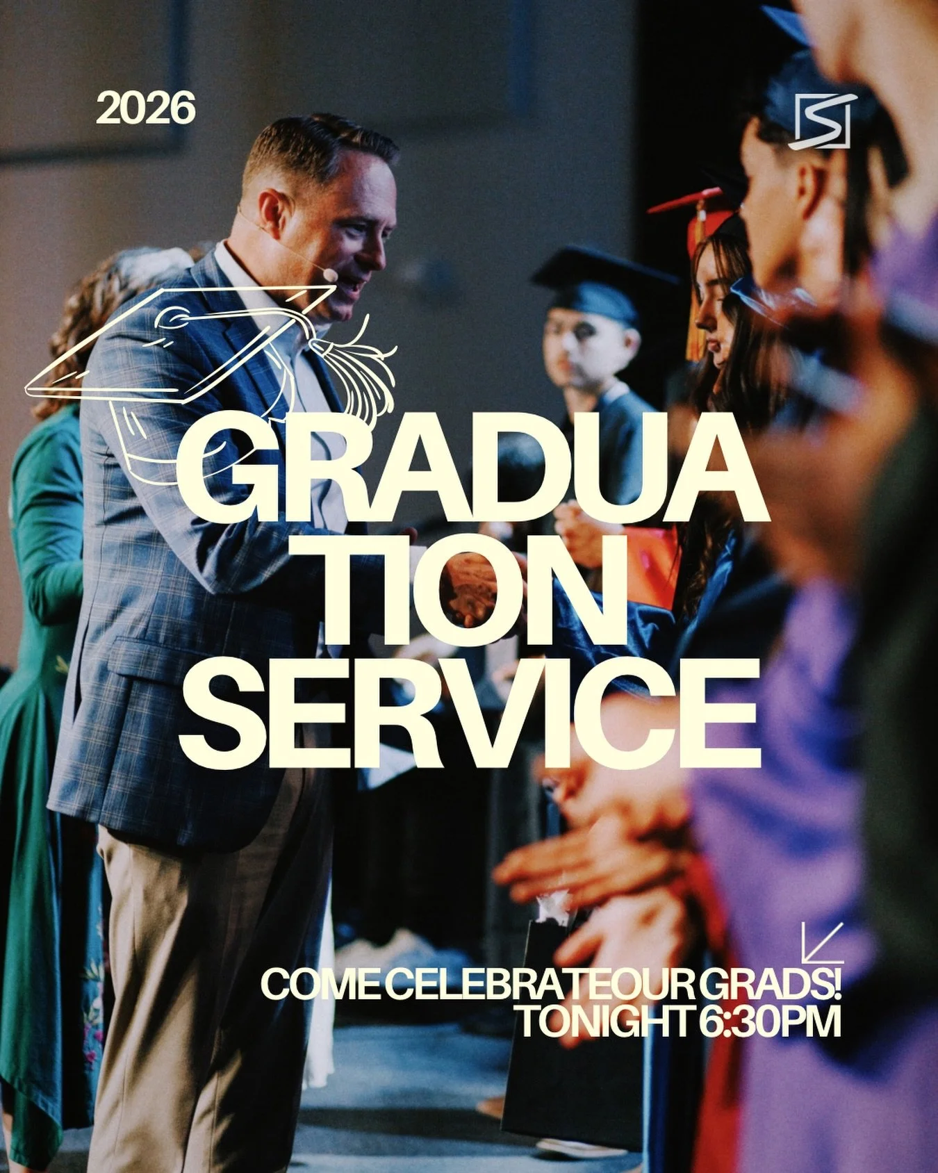 This midweek we honor the graduating class of 2026! 🎓🎉 Join us tonight at 6:30pm for worship, the Word, and a special celebration for all of our grads!