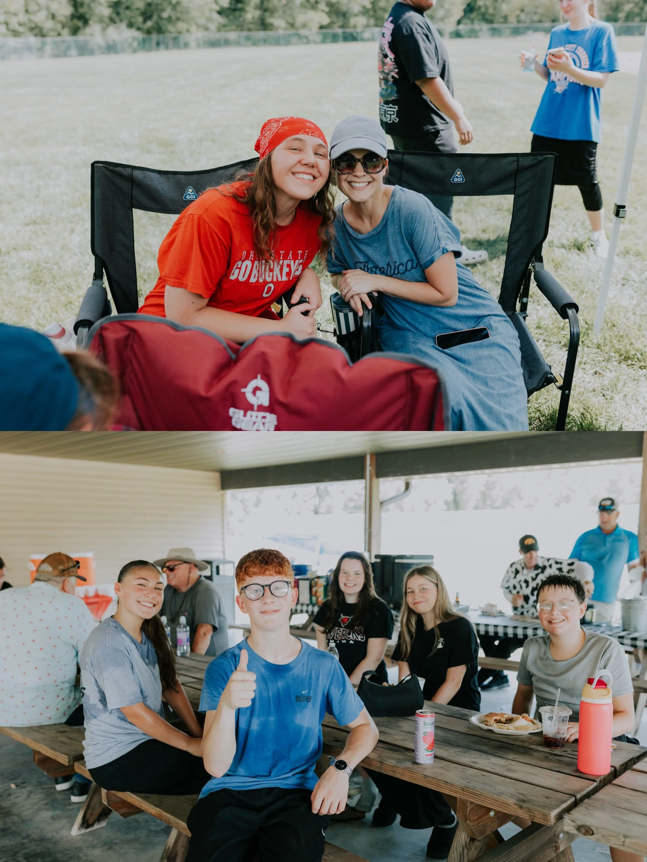 Community looks like this. 🏐☀️ That wraps up our picnic season! So grateful for days like these, laughing, playing, and making memories with our church family!! ❤️
