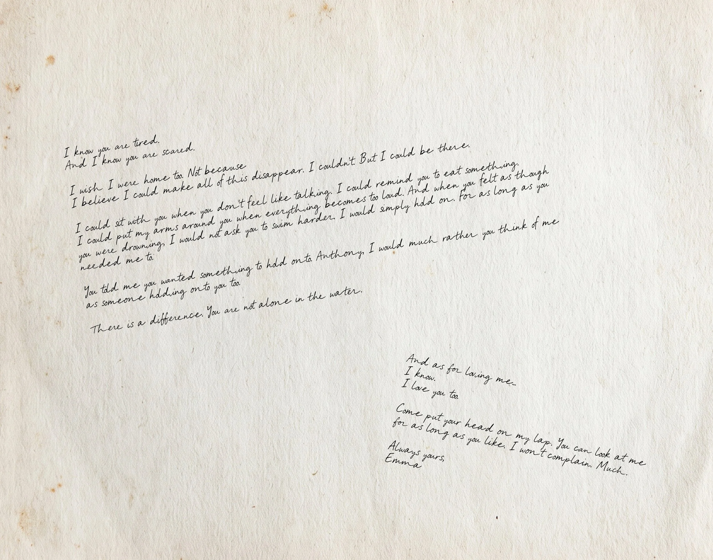 Letters to Anthony #72 (FRONT)