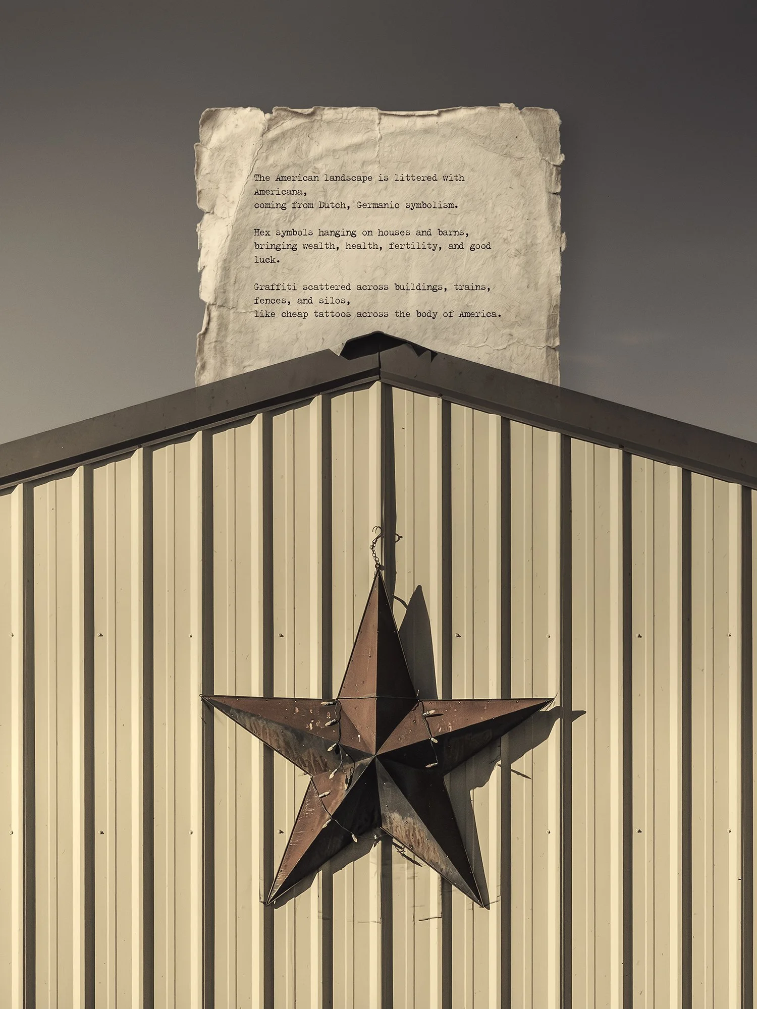 Barn Star (American Landscape Part 1), 19/10/2025