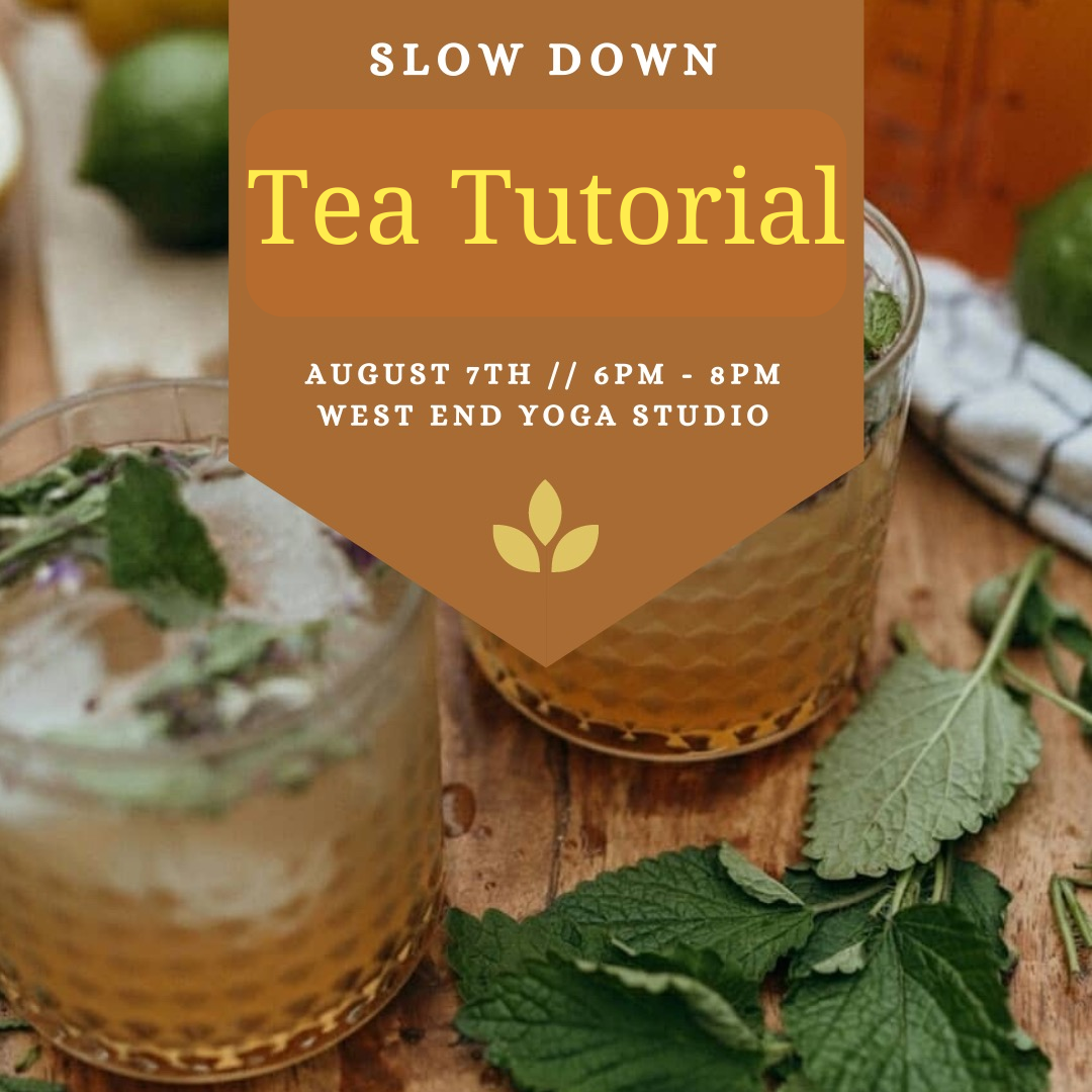 Tea Tutorial 8/07 6-7 pm