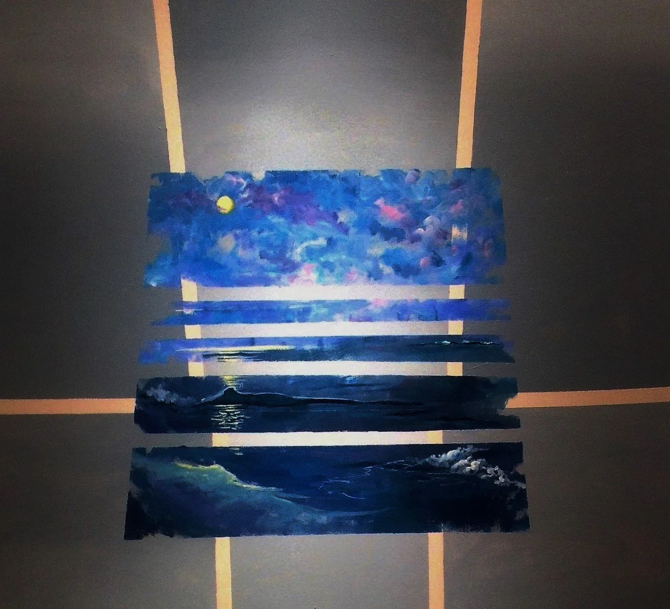 Title: GLOBAL WARMING 2 SERIES Artist: Garay Bazán (American, born Perú, 1965) Date: 2014. Medium: Acrylic on canvas. Dimensions: 72 in X 48 in Classification: Paintings. Credit Line: Garay Bazán Collection, 2014 Object Number: 02.002.14 Curatorial D