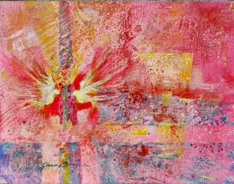 A LOVE FROM ANOTHER WORLD by Garay Bazán. 1985 © 2025 NY USA


