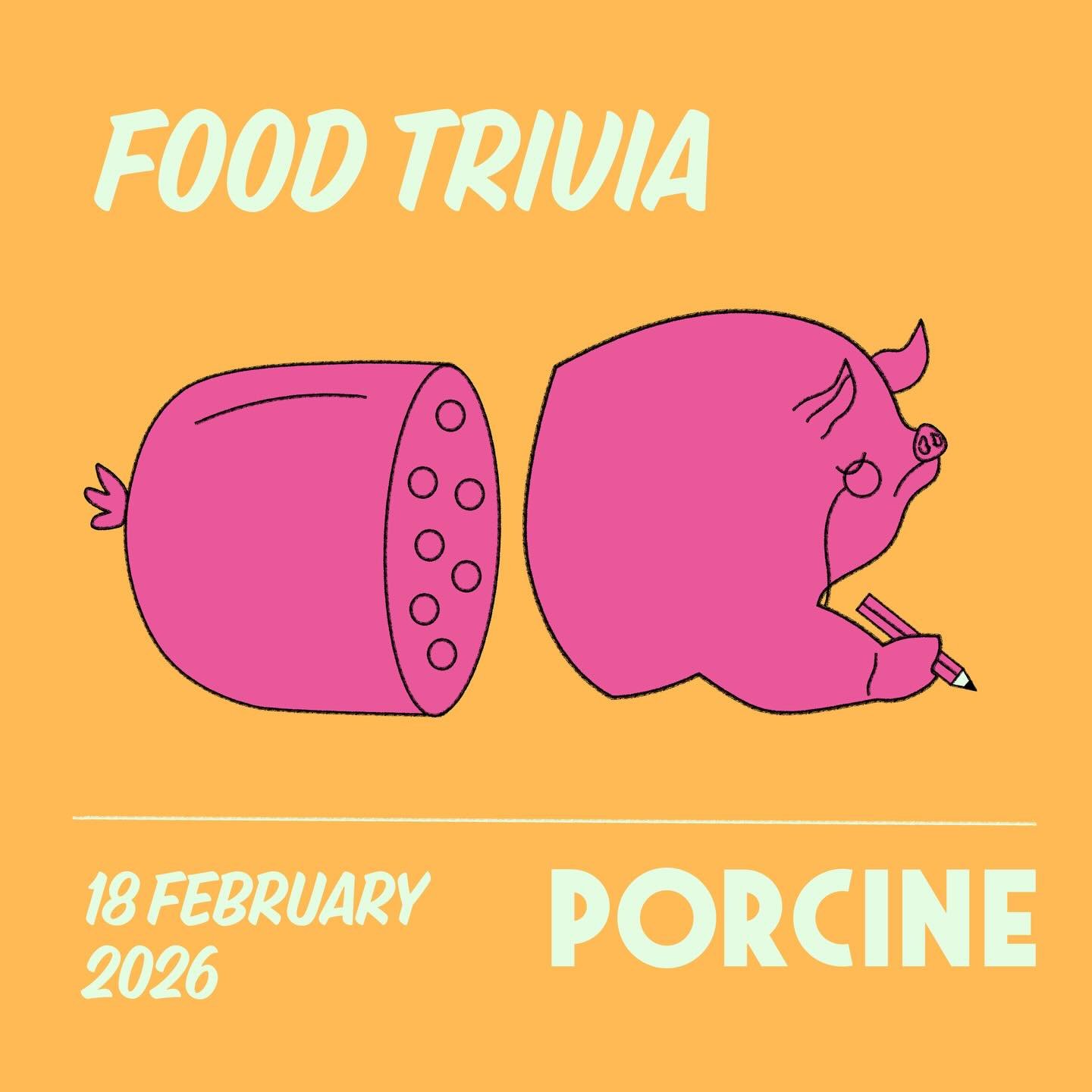 Ding Ding! Food Trivia returns for 2026!

Wednesday, February 18th will mark the 12th round of this elite competition. 
With a 6:30pm start, a $100 4 course menu and 3 rounds of trivia will be served on the 
night. 

Tables are for teams of 4 only, $