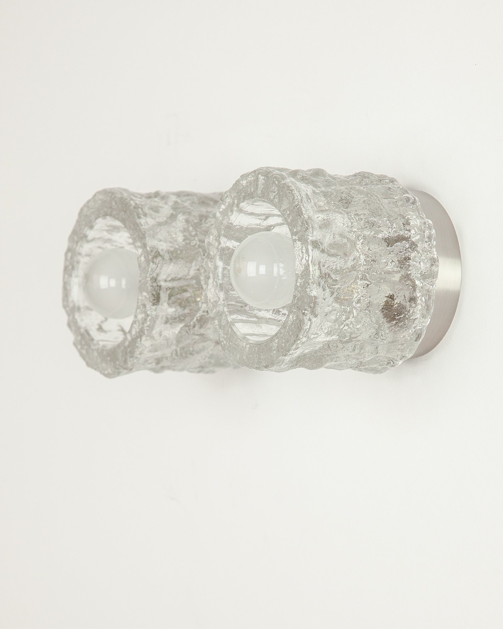 Peill Putzler Glass Wall Lights 70s