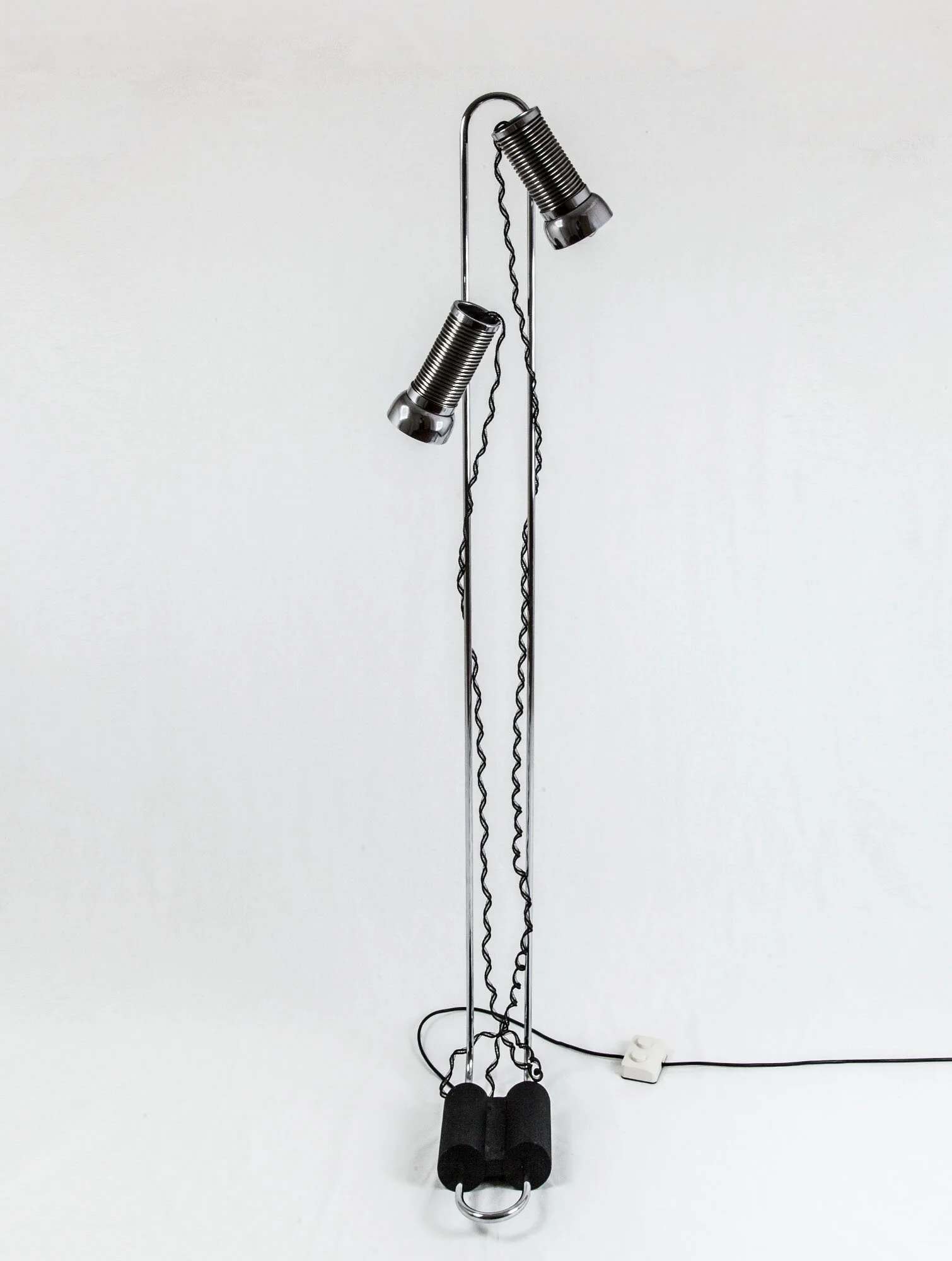 Aesthetiker | Two Light Floor Lamp | Made in Italy 80s