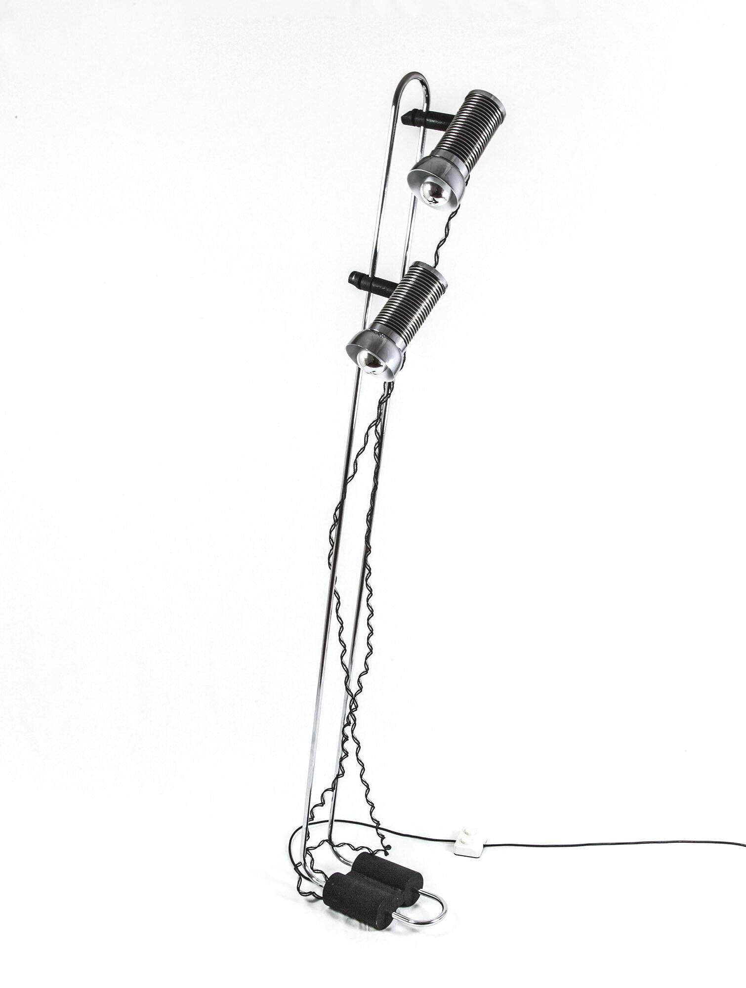 Aesthetiker | Two Light Floor Lamp | Made in Italy 80s