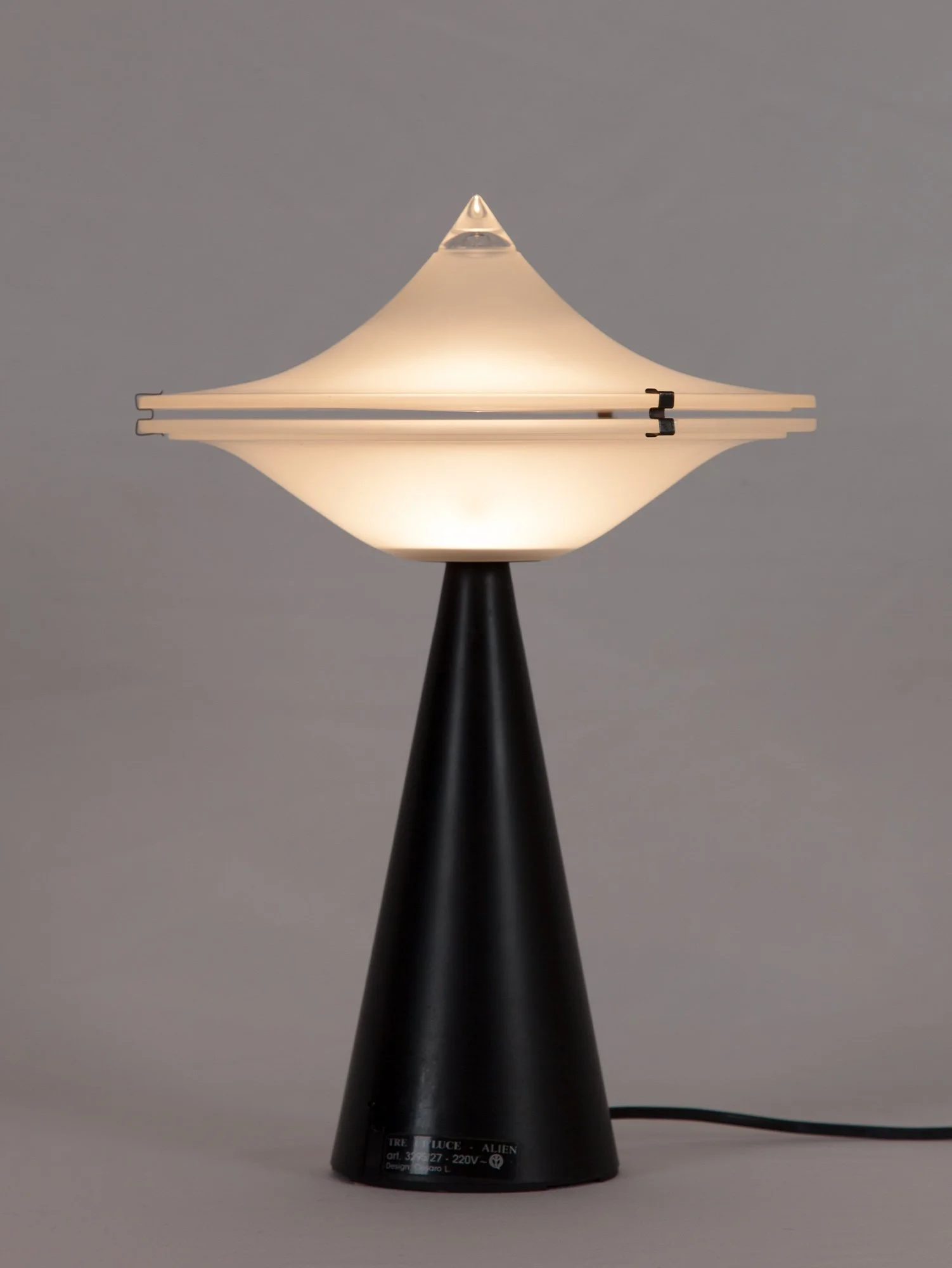 Aesthetiker | Alien Table Lamp Luciano Cesaro Tre Ci Luce, Italy, 1970s