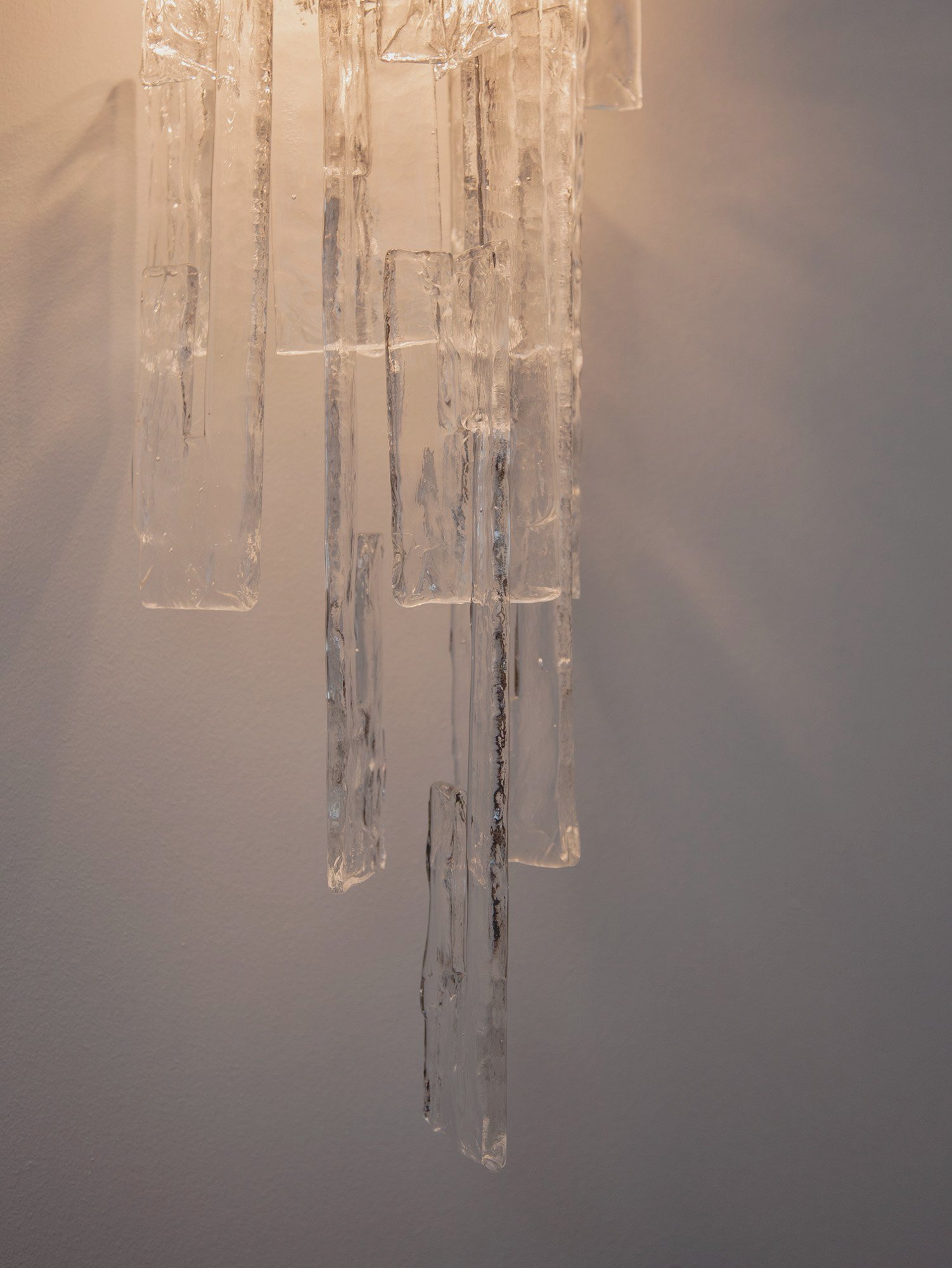 Aesthetiker | Extra Large Carlo Nason Wall Light for Mazzega Murano, Italy, 1970s