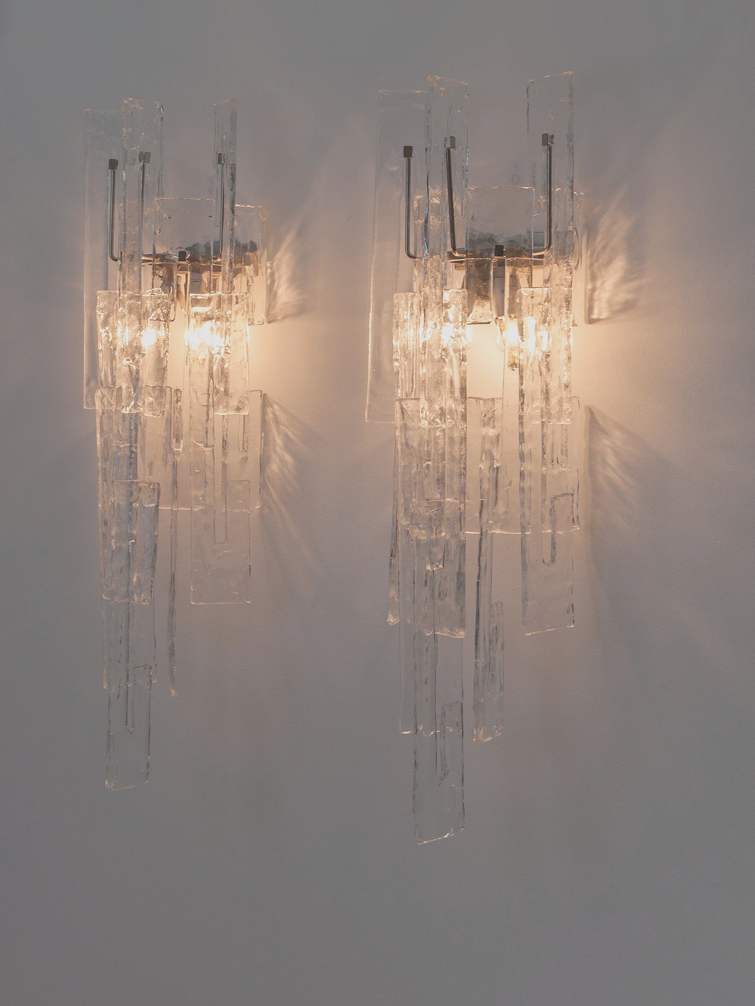 Aesthetiker | Extra Large Carlo Nason Wall Light for Mazzega Murano, Italy, 1970s