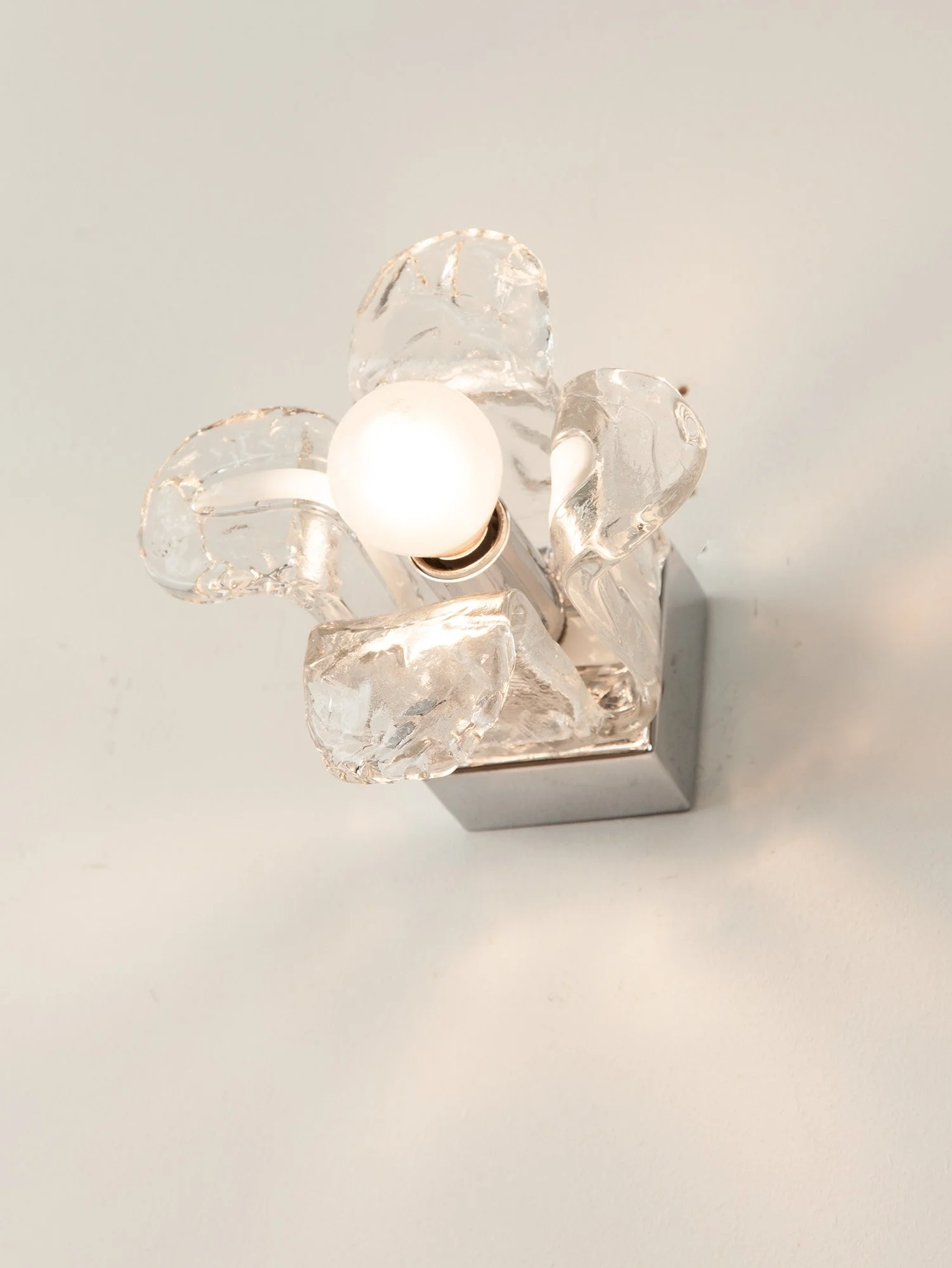 Pair of Murano Sconces by Mazzega. Italy, 1970s (Copy)