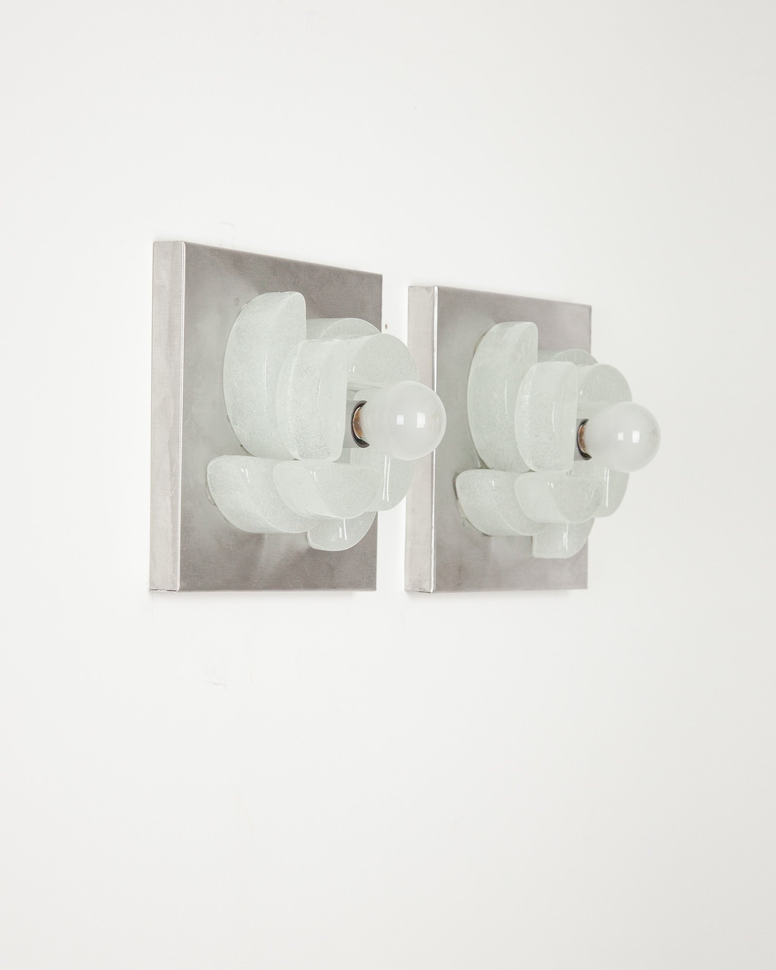 Vintage Poliarte Murano Wall Lights