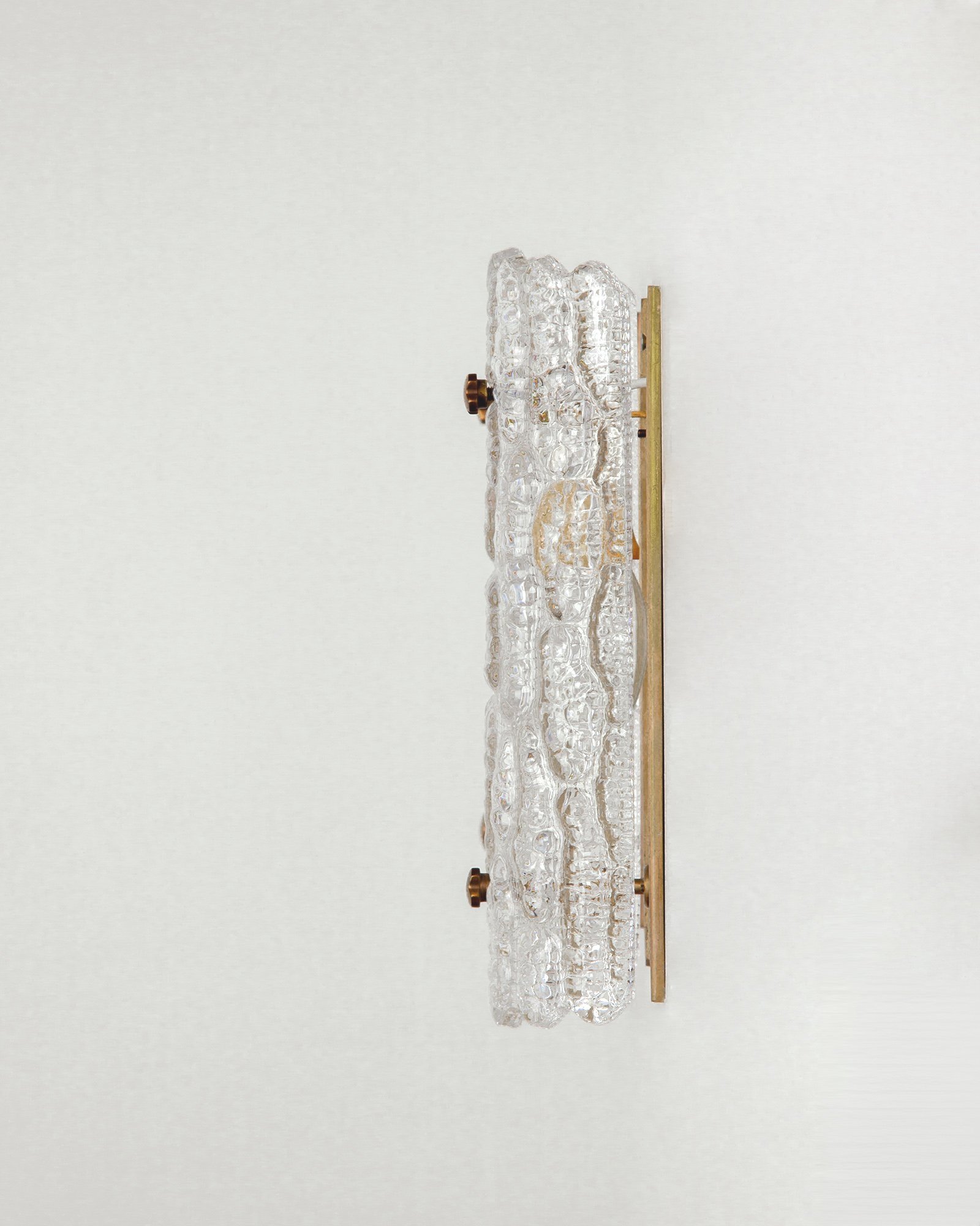 Orrefors Glass Wall Lights by Carl Fagerlund for Lyfa, Denmark, 1960s