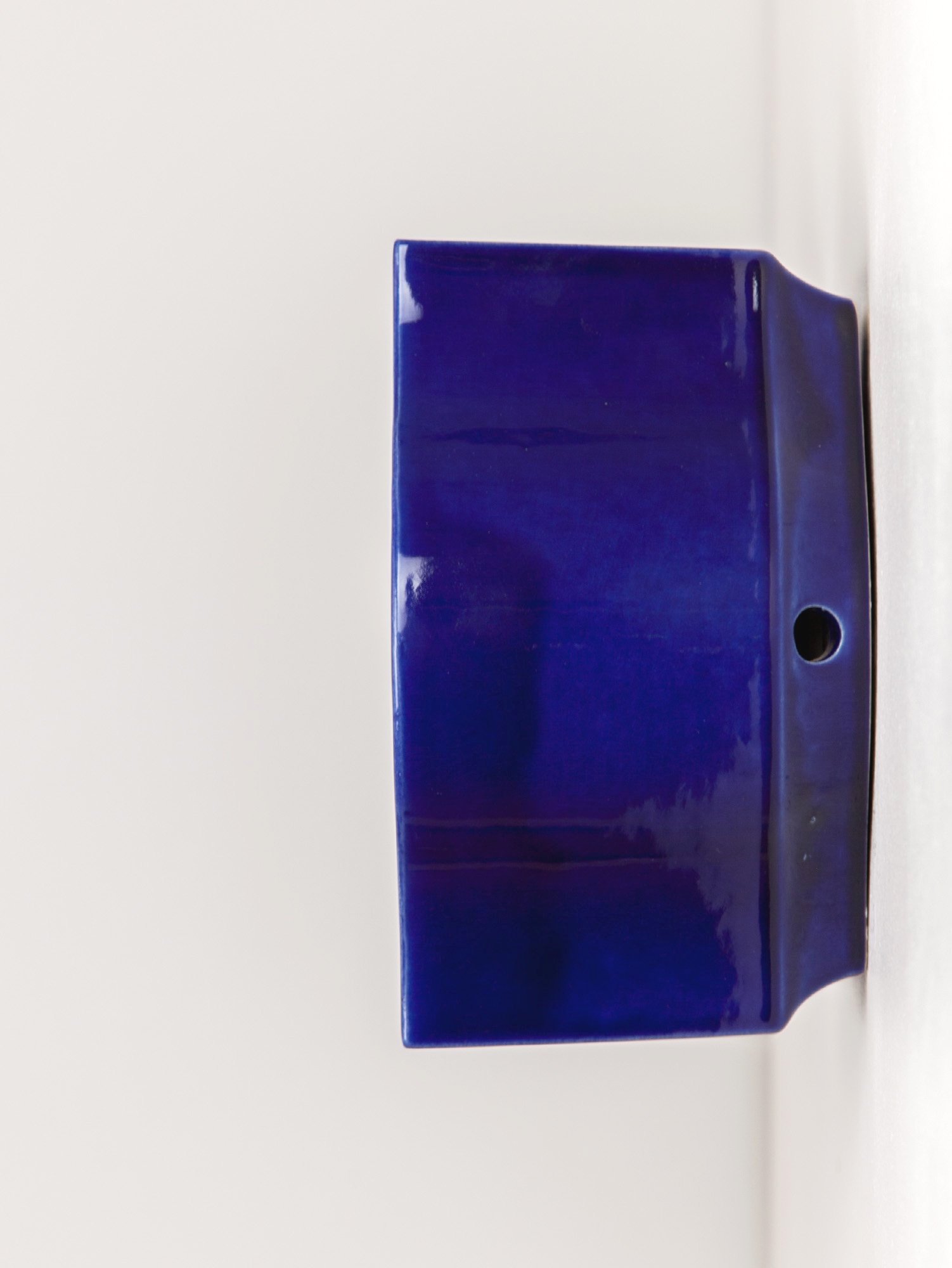 Pair of Blue Glazed Ceramic Sconces by Cari Zalloni, Germany, 1970s