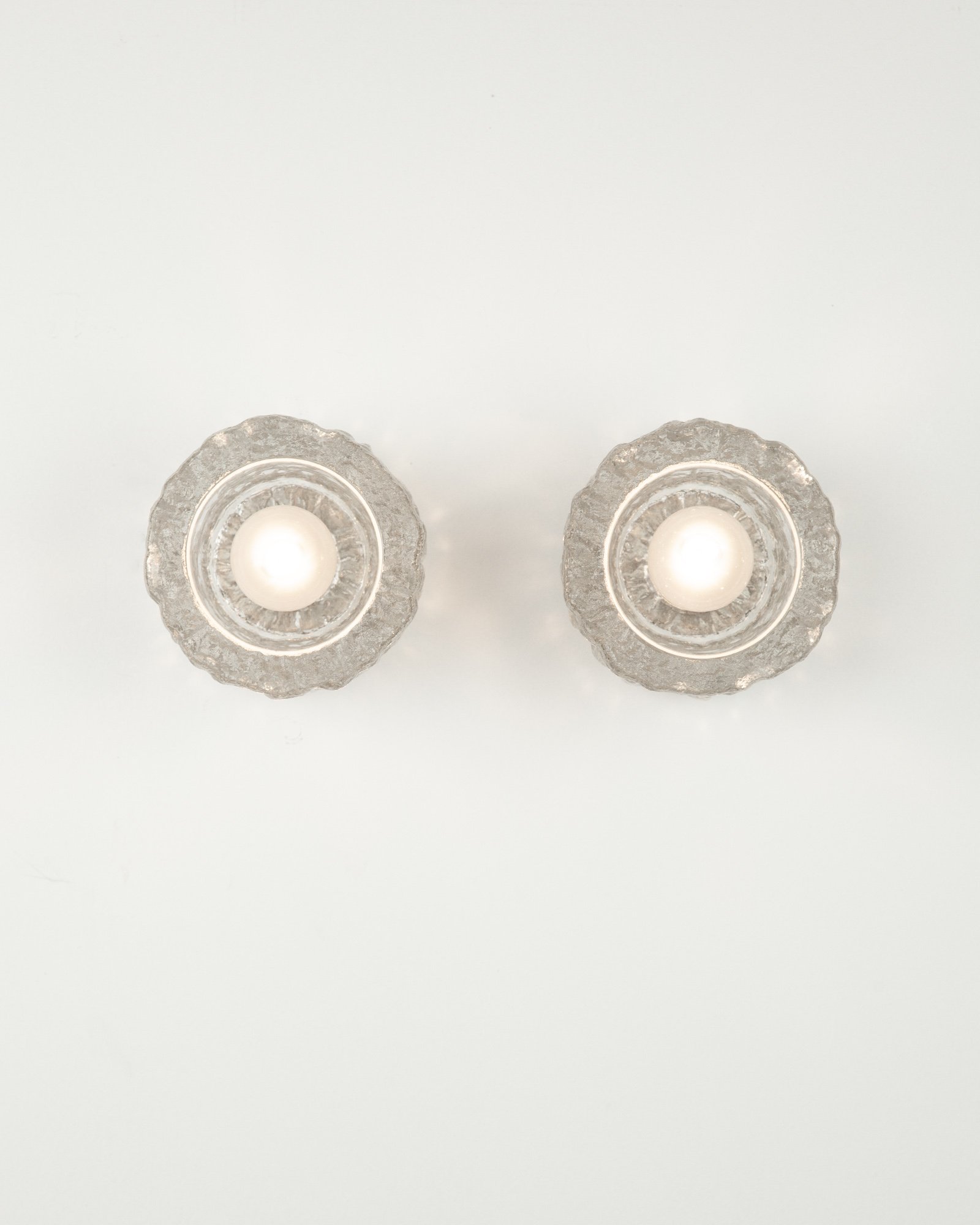 Peill Putzler Glass Wall Lights 70s